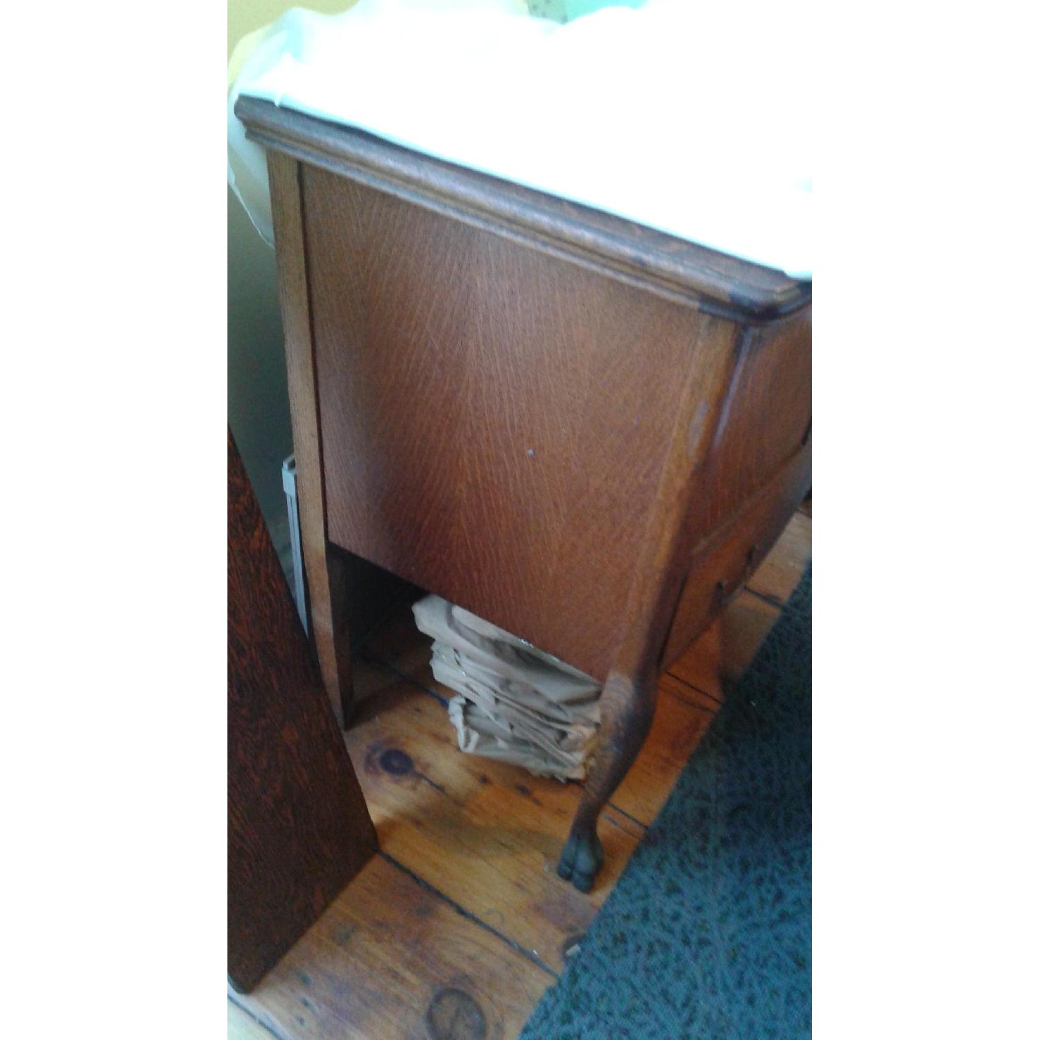 Vintage Oak Hutch - image-3