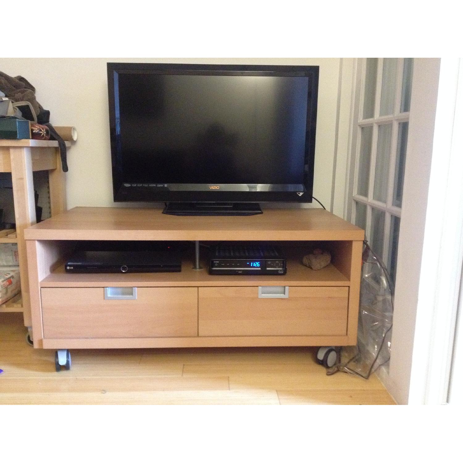 Ikea TV Stand w/ Storage - image-1