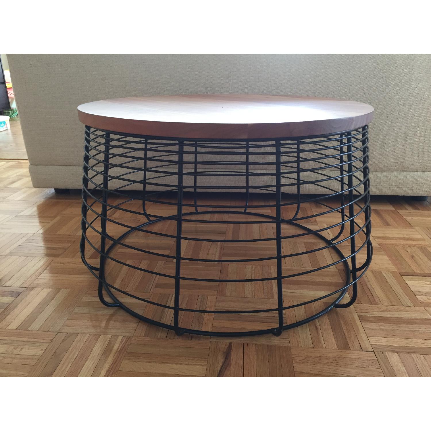CB2 Apis Round Coffee Table AptDeco
