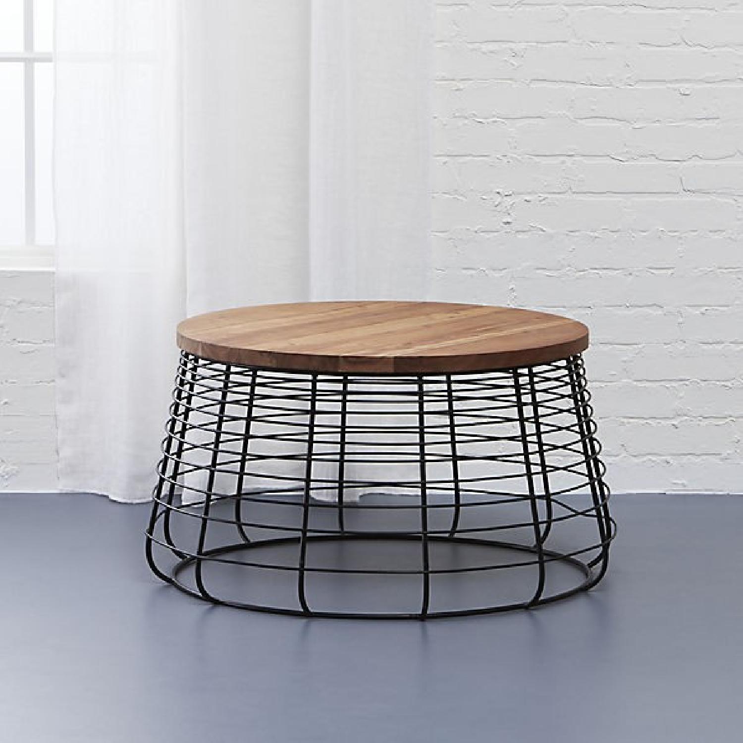 CB2 Apis Round Coffee Table AptDeco