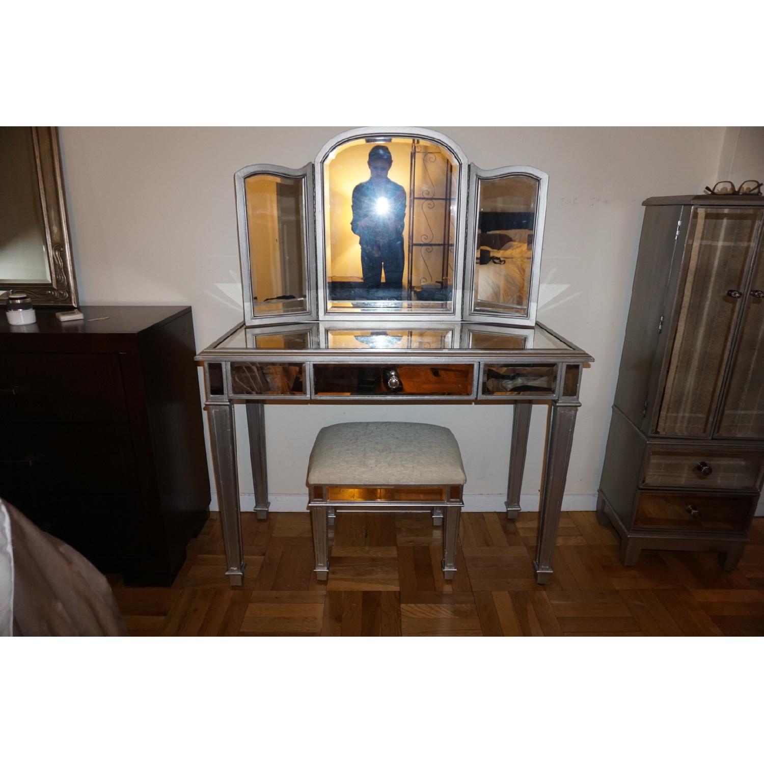 Pier 1 Hayworth Vanity + Mirror - image-1