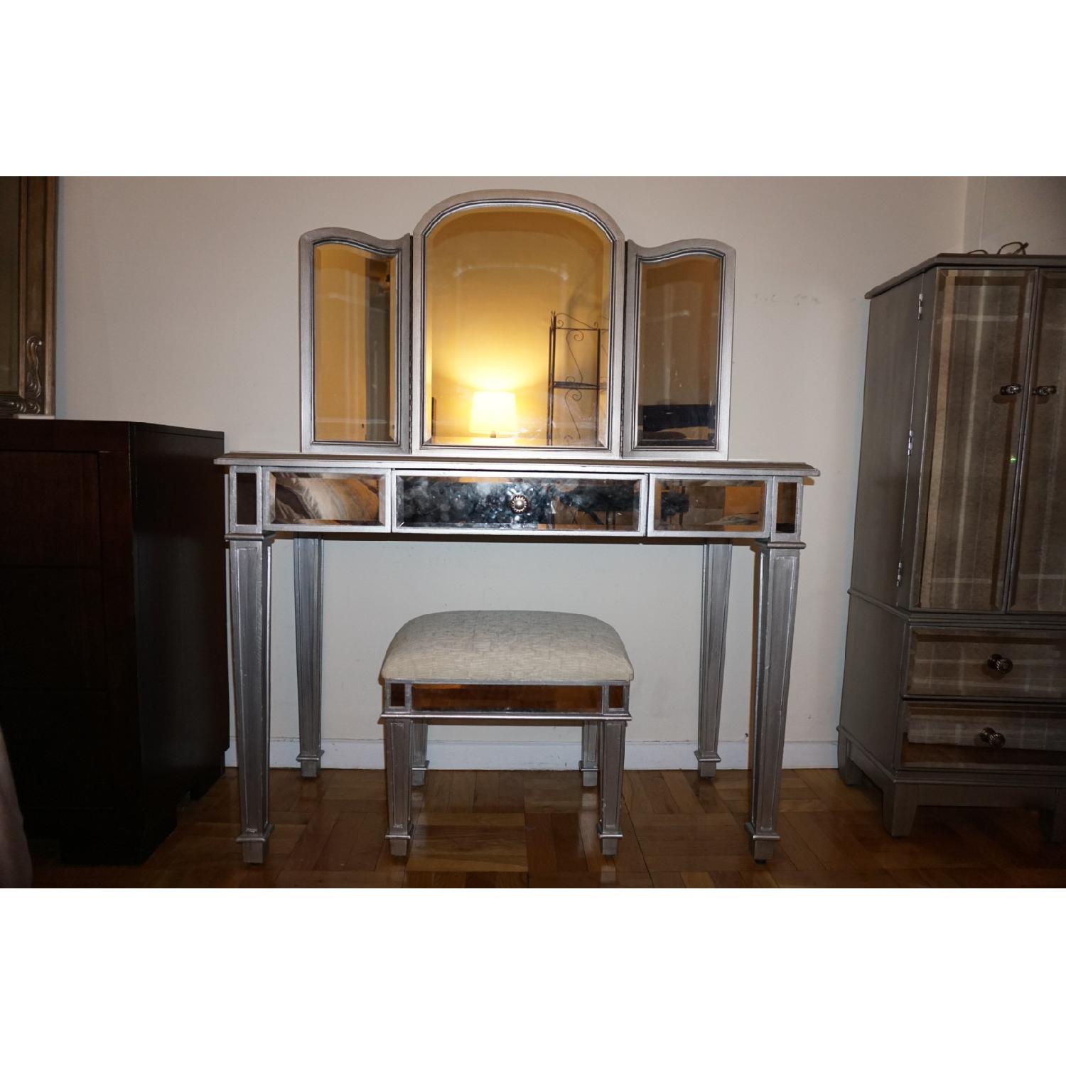 Pier 1 Hayworth Vanity + Mirror - image-3