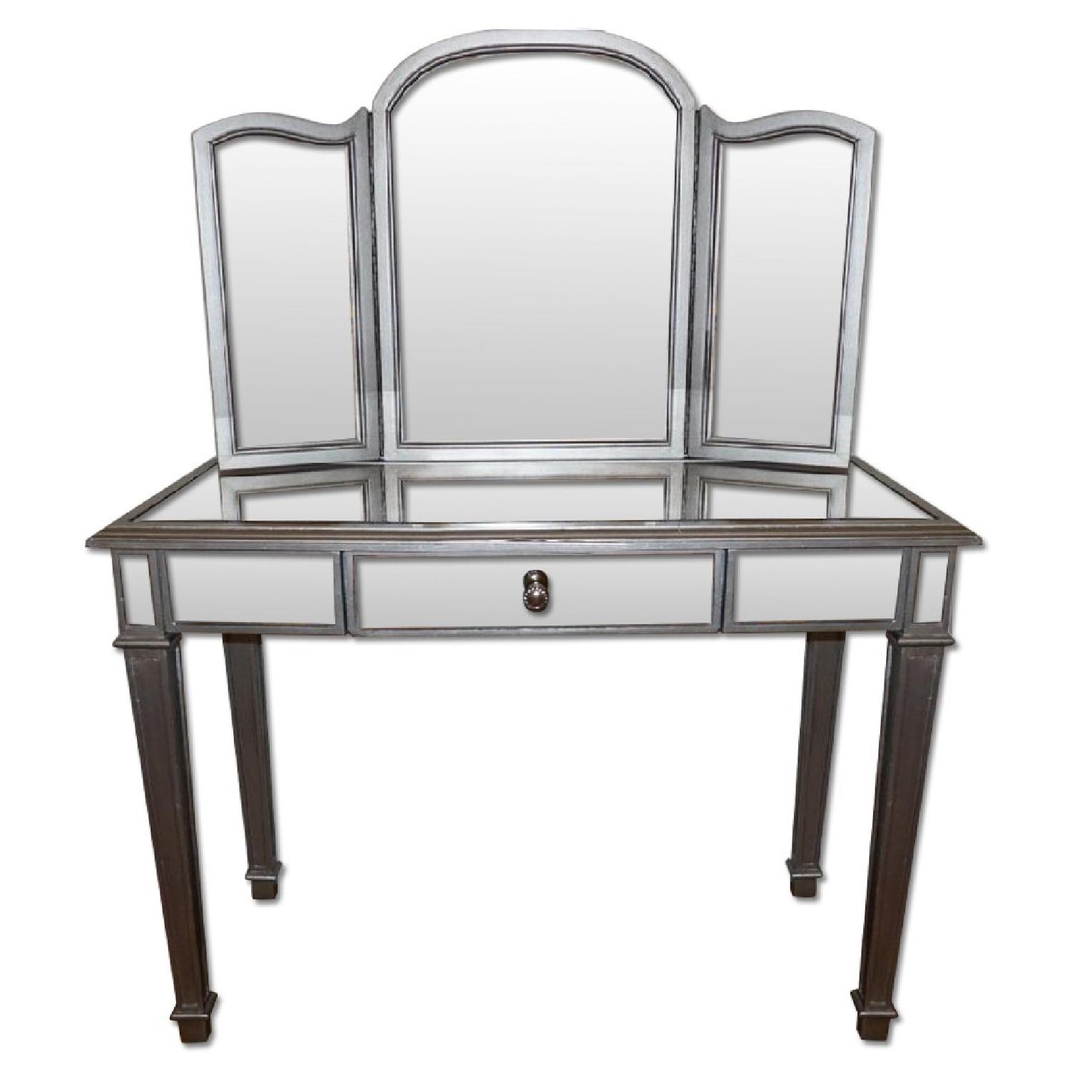 Pier 1 Hayworth Vanity + Mirror - image-0