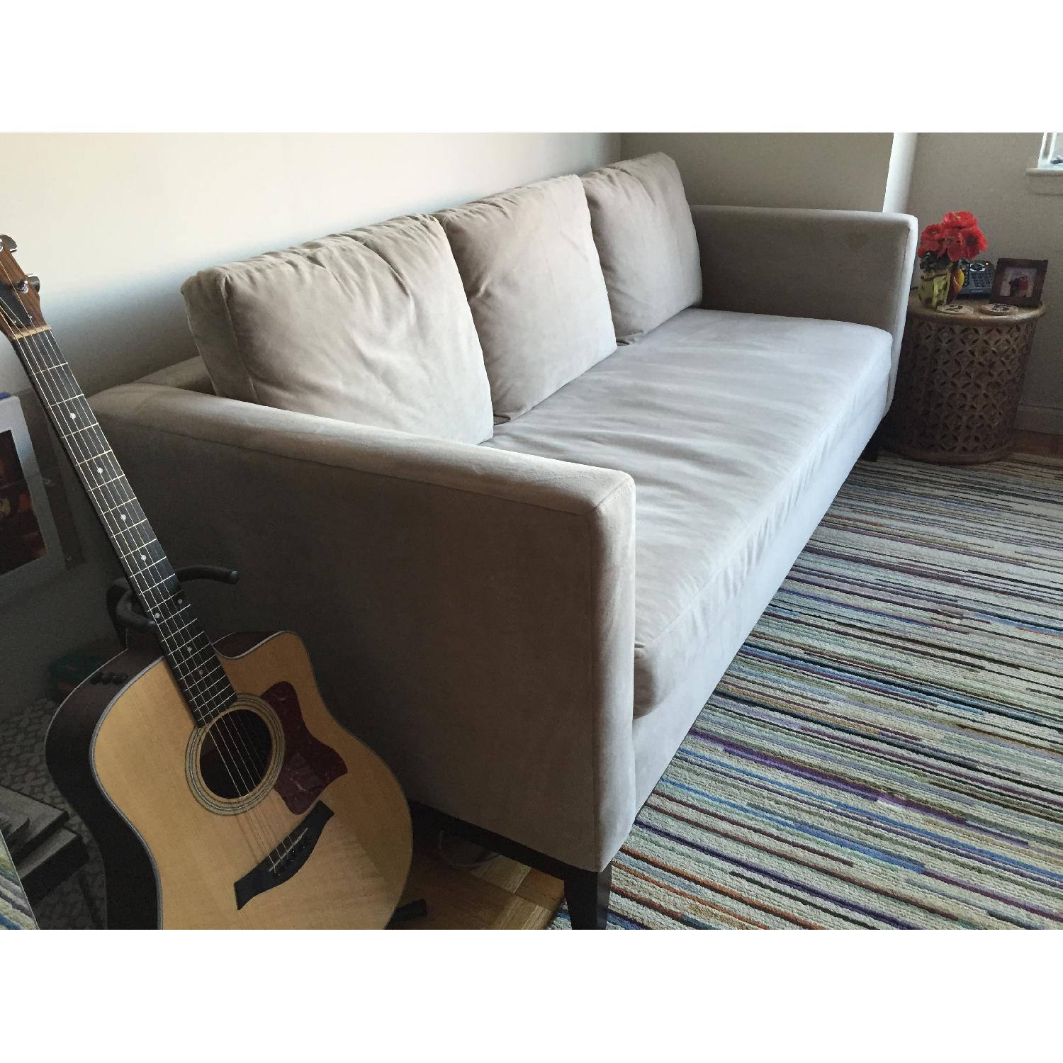 West Elm Light Grey Blake Sofa - image-2