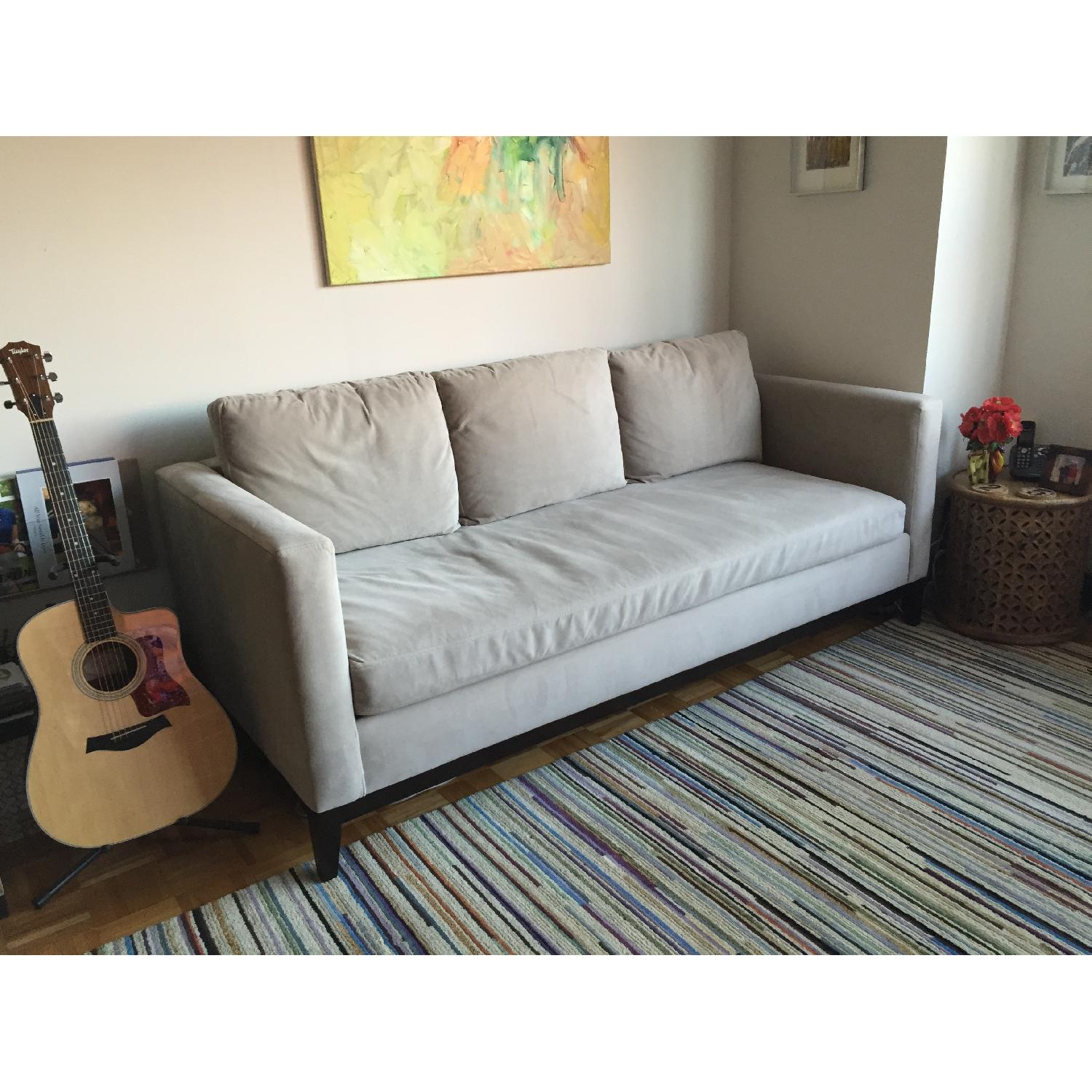 West Elm Light Grey Blake Sofa - image-3