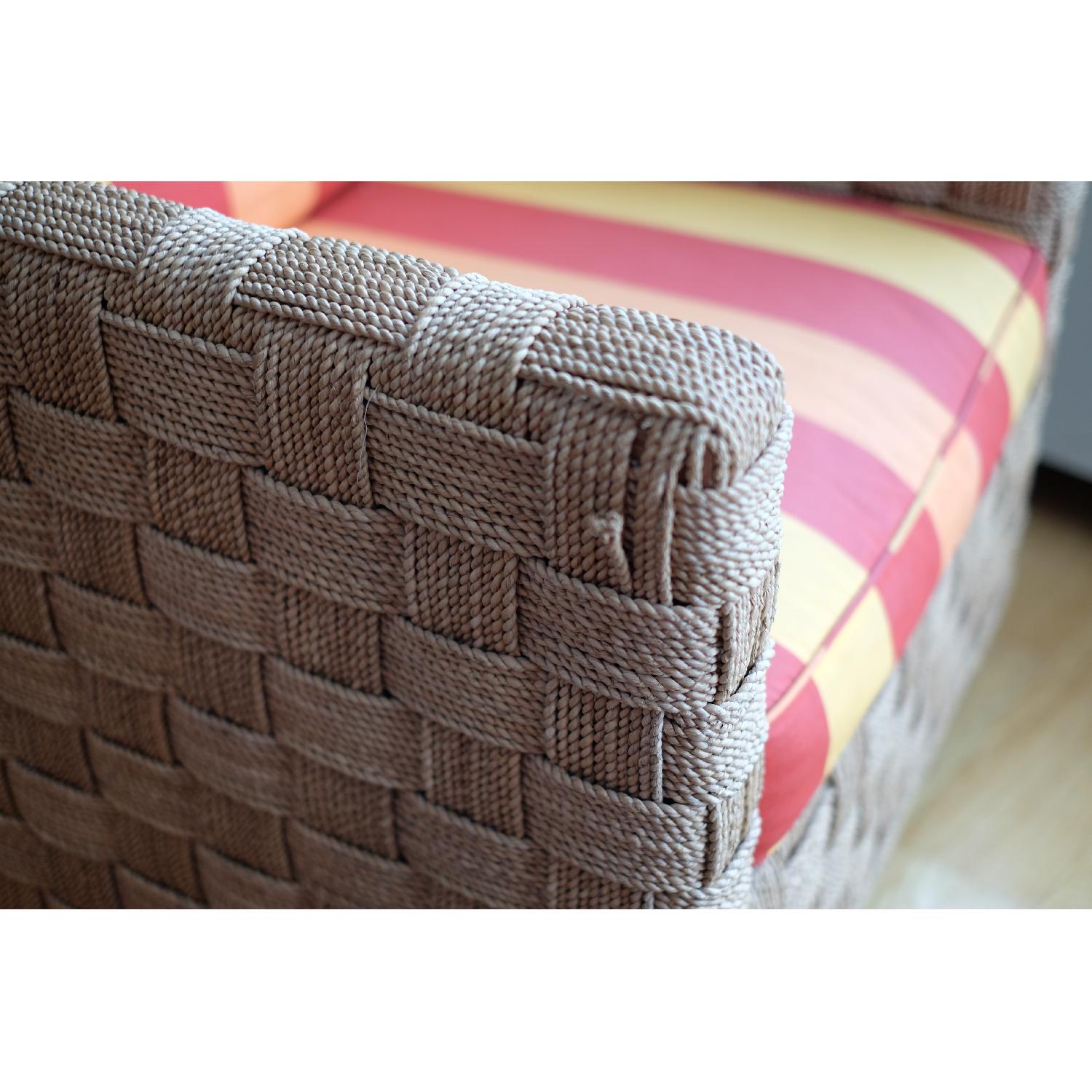 Ethan Allen Balta Chair & Ottoman - image-2