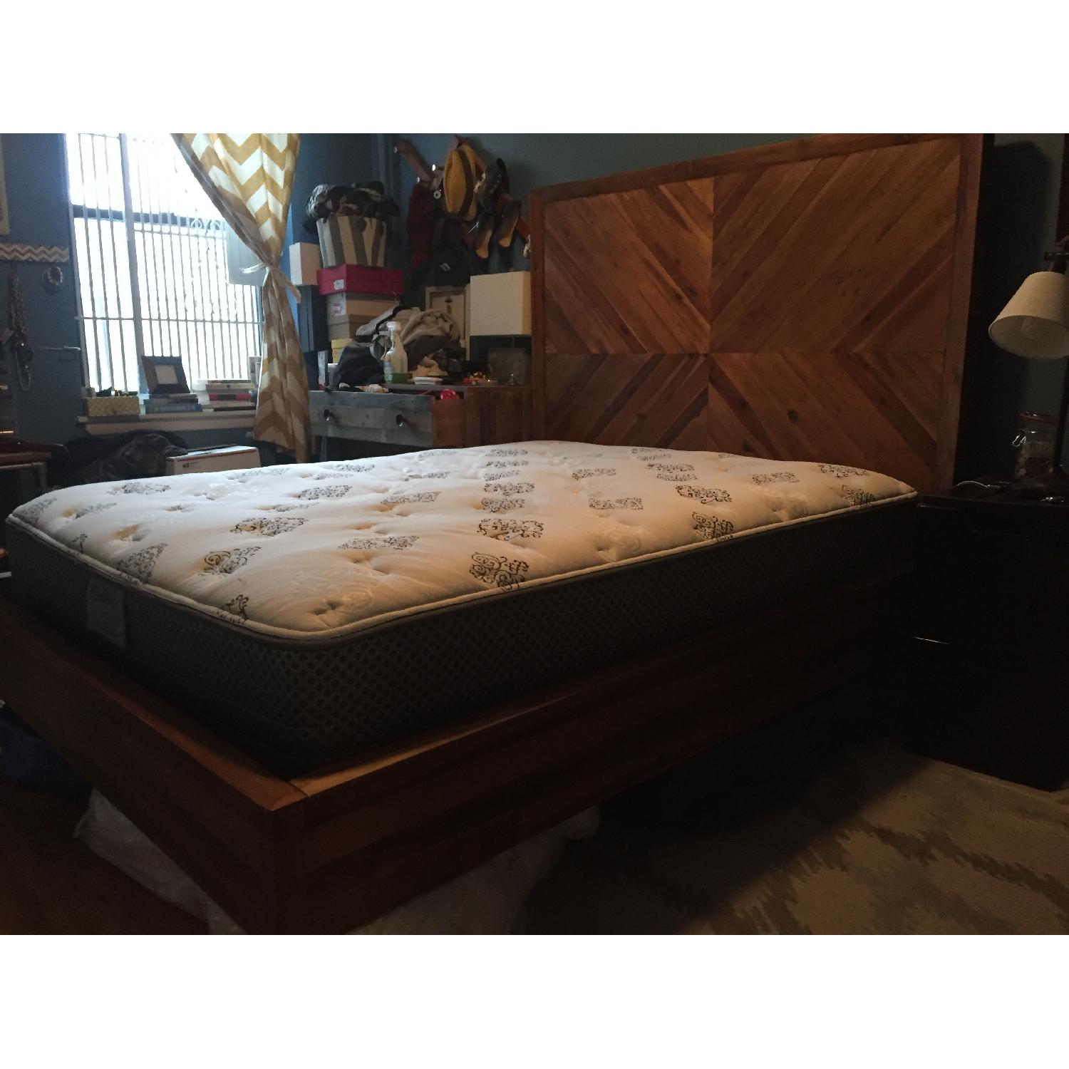 West Elm Alexa Reclaimed Wood Queen Bed AptDeco