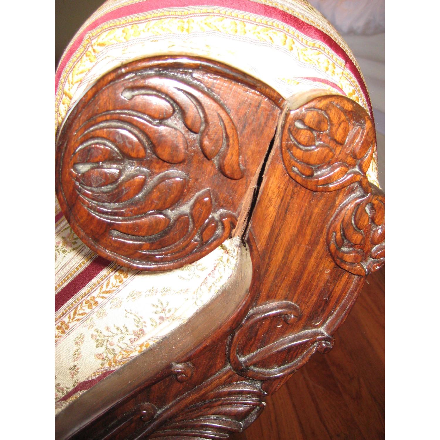 Vintage Traditional Chaise Lounge - image-6