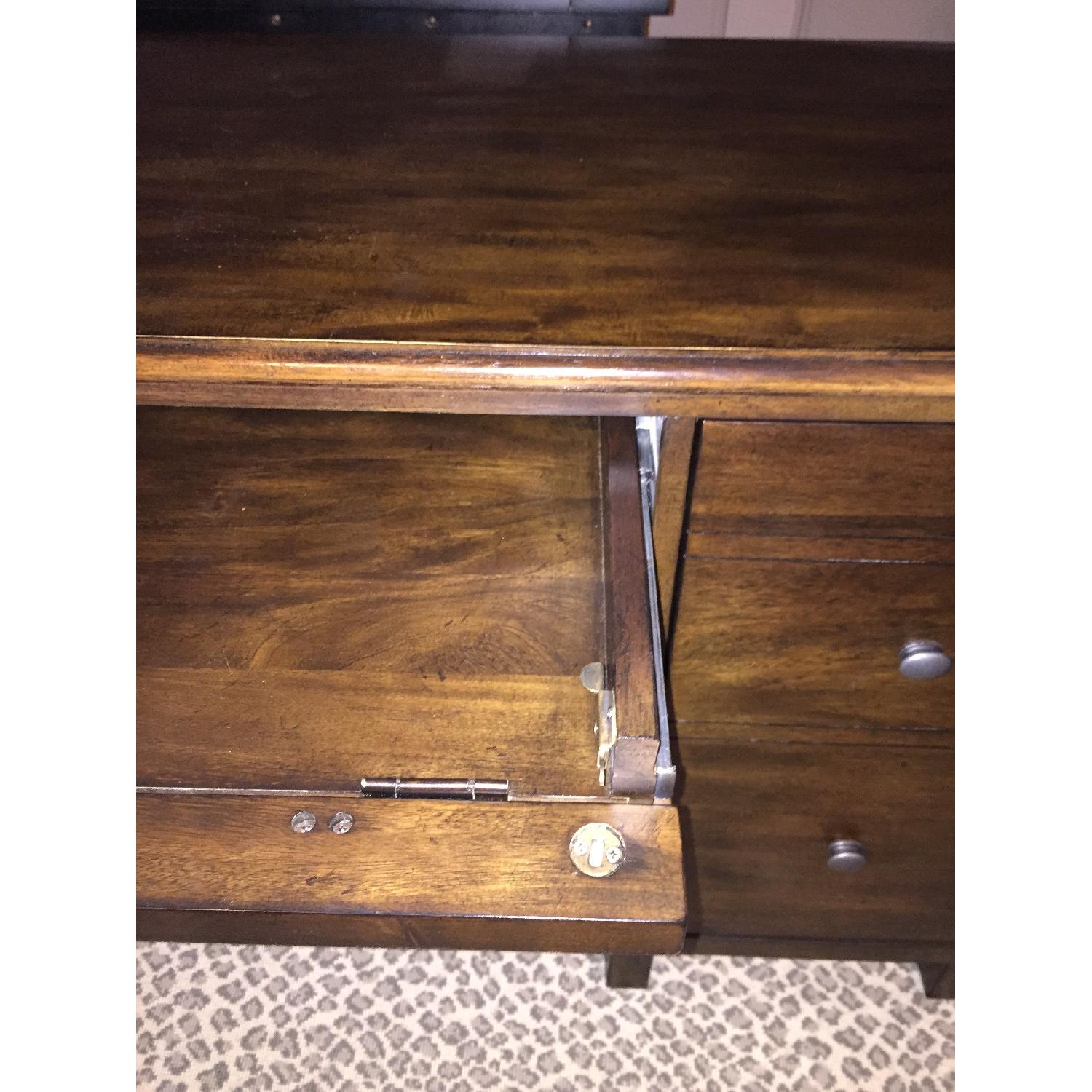 Ethan Allen Tango Collection Double Pedestal Desk AptDeco