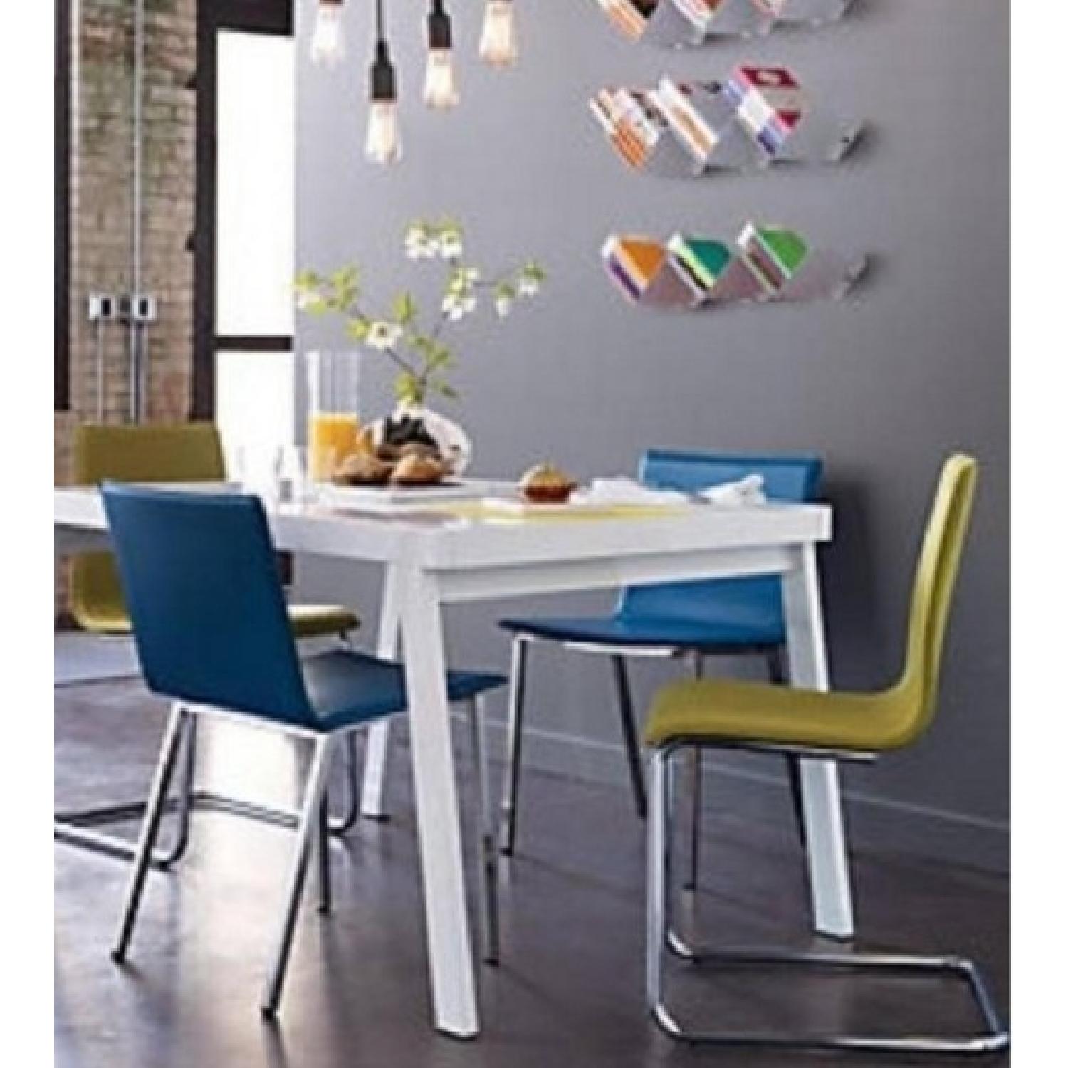 CB2 White Extendable Dining Table - image-4