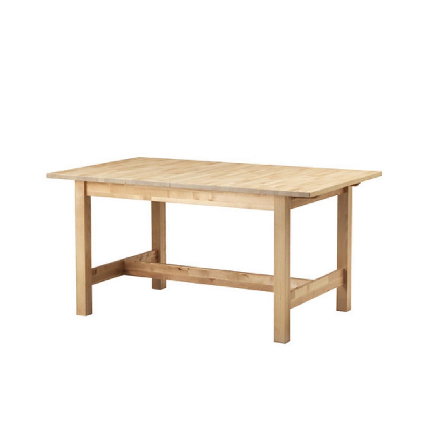 Ikea Norden Extendable Table in Birch - image-1