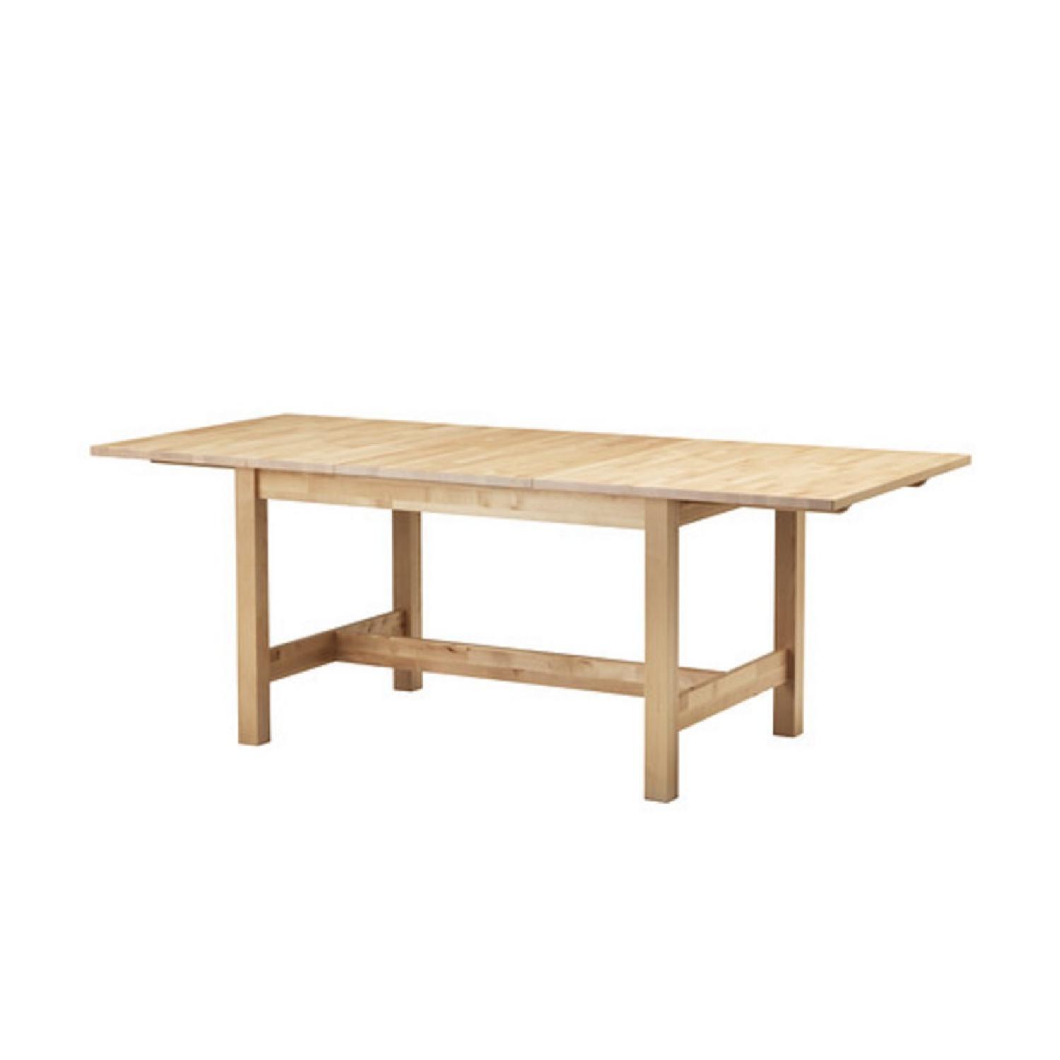 Ikea Norden Extendable Table in Birch - image-2