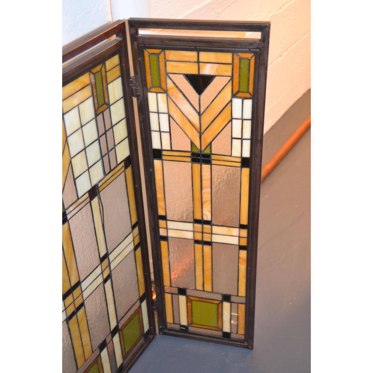 Frank Lloyd Wright Design Fireplace Screen - image-2