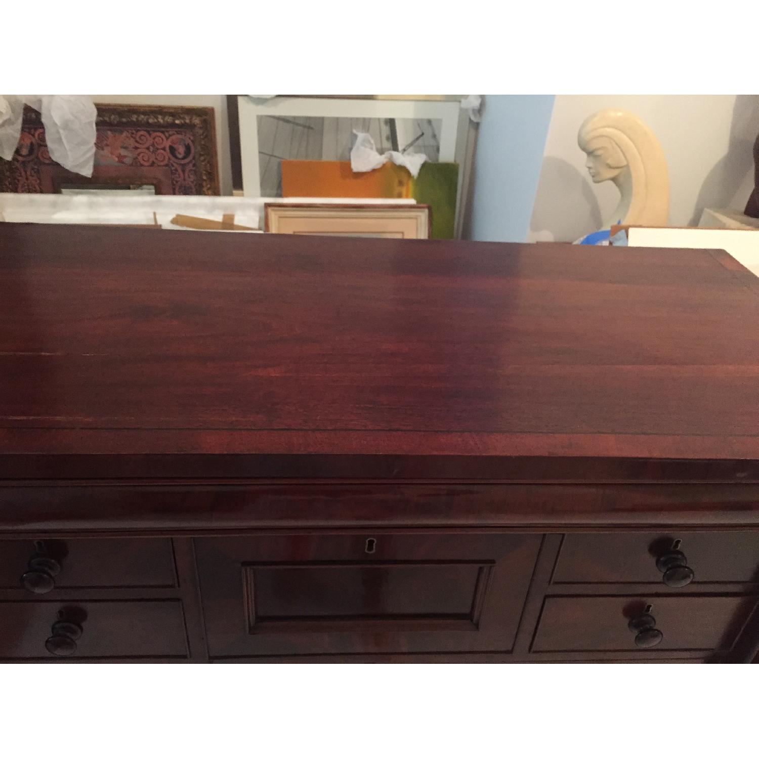 Flame Mahogany American Empire Dresser/Chest of Drawers - image-6