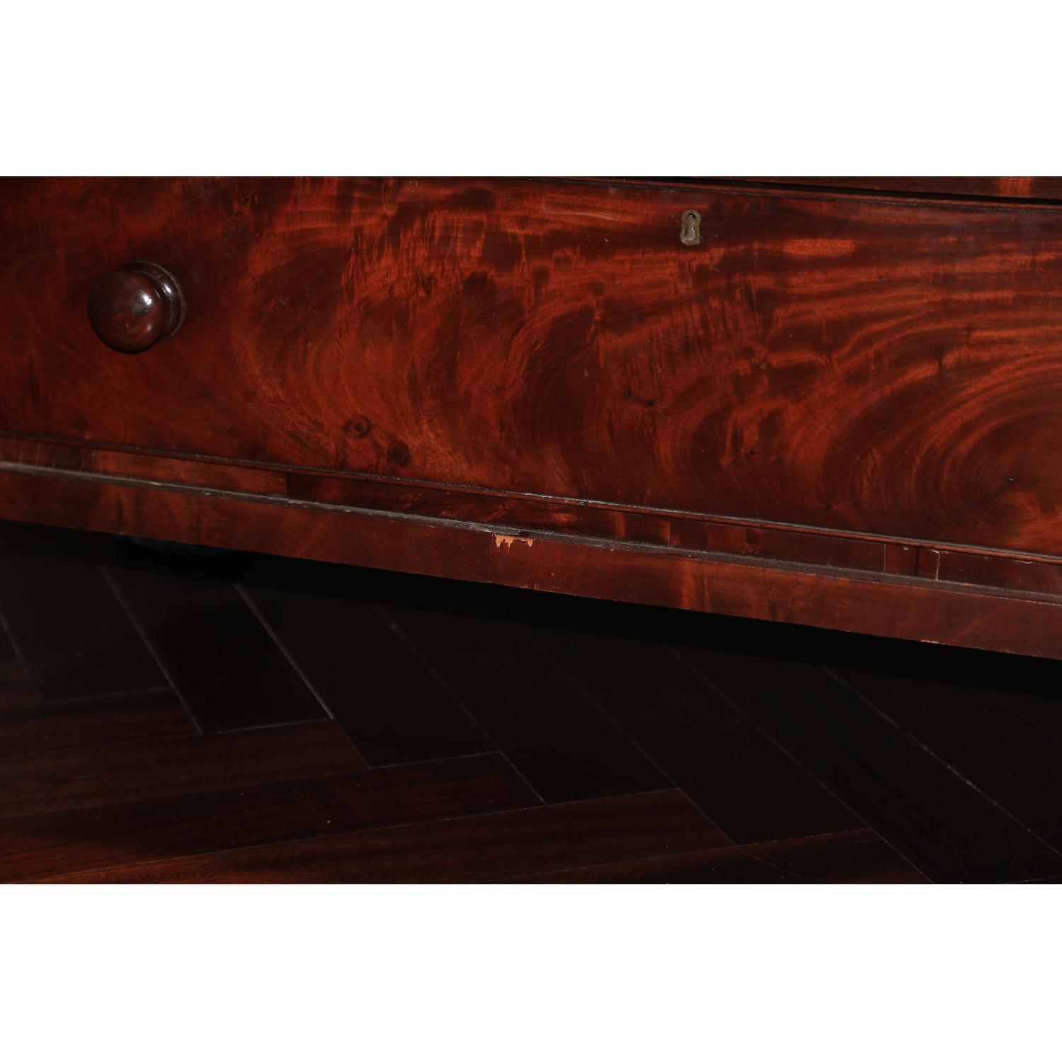 Flame Mahogany American Empire Dresser/Chest of Drawers - image-8