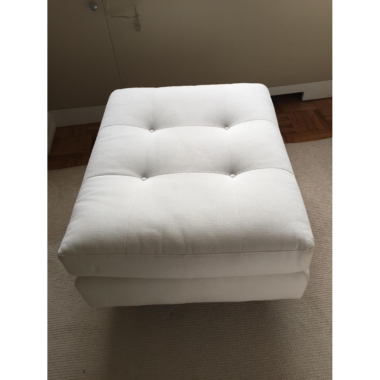 Crate & Barrel Petrie Ottoman - image-2