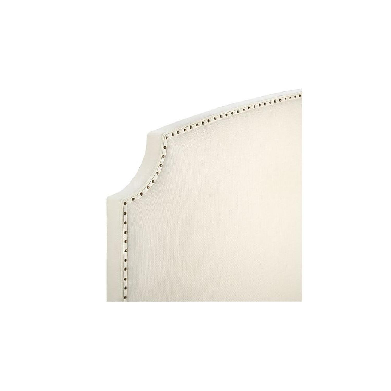 Crate &  Barrel Full Bed Frame w/ Curve Headboard - image-2