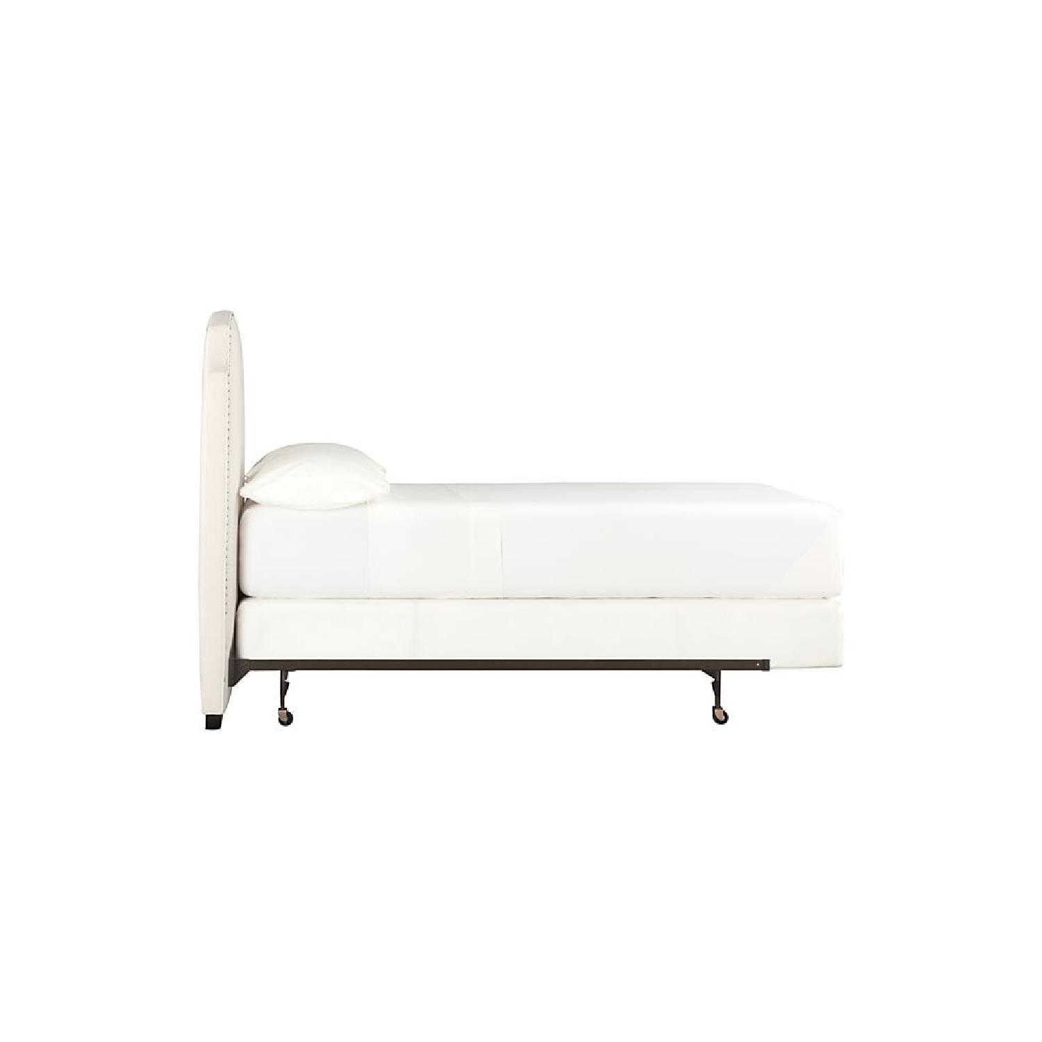 Crate &  Barrel Full Bed Frame w/ Curve Headboard - image-3