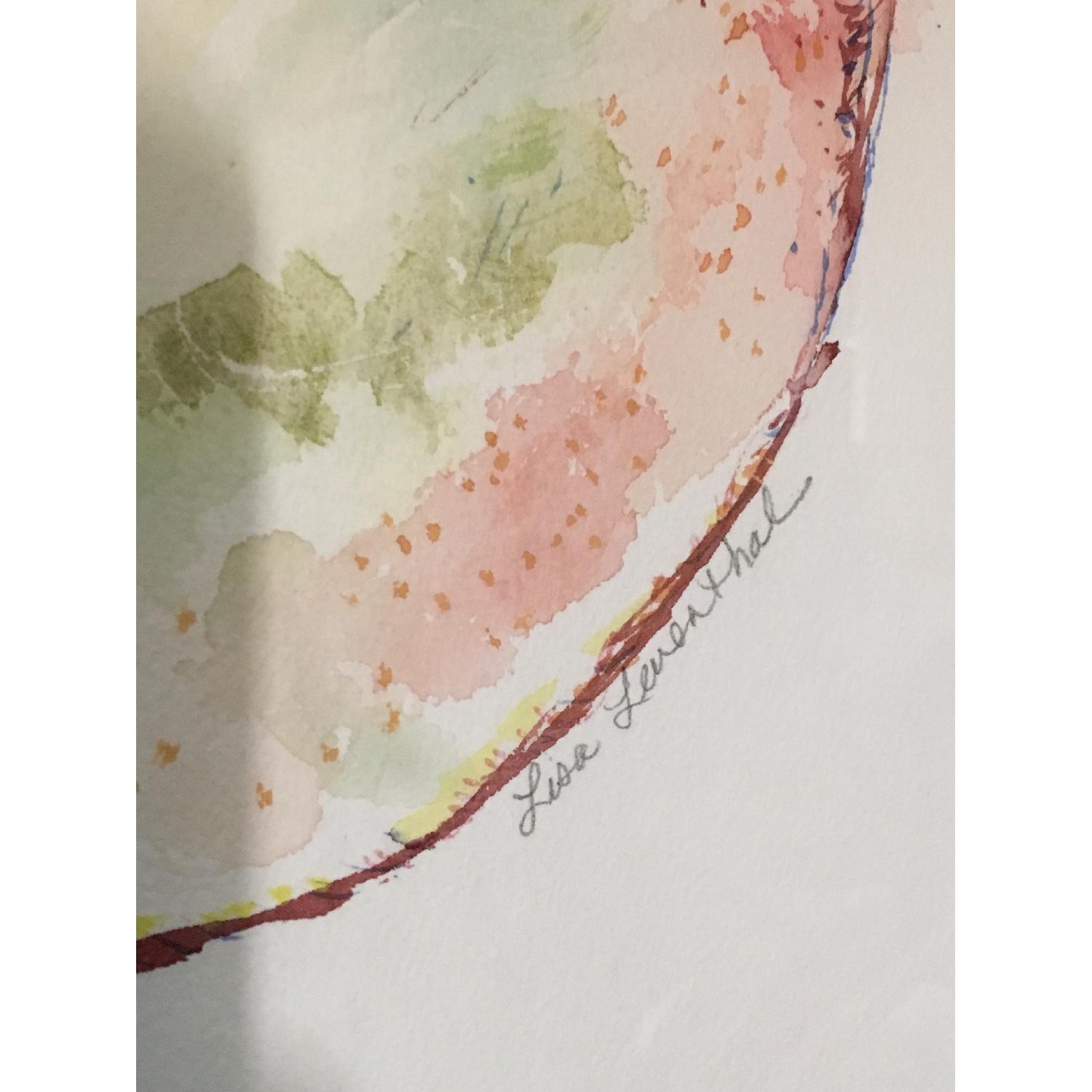 Lisa Leventhal -Watercolor Painting Of An Apple Cross Sectio - image-3