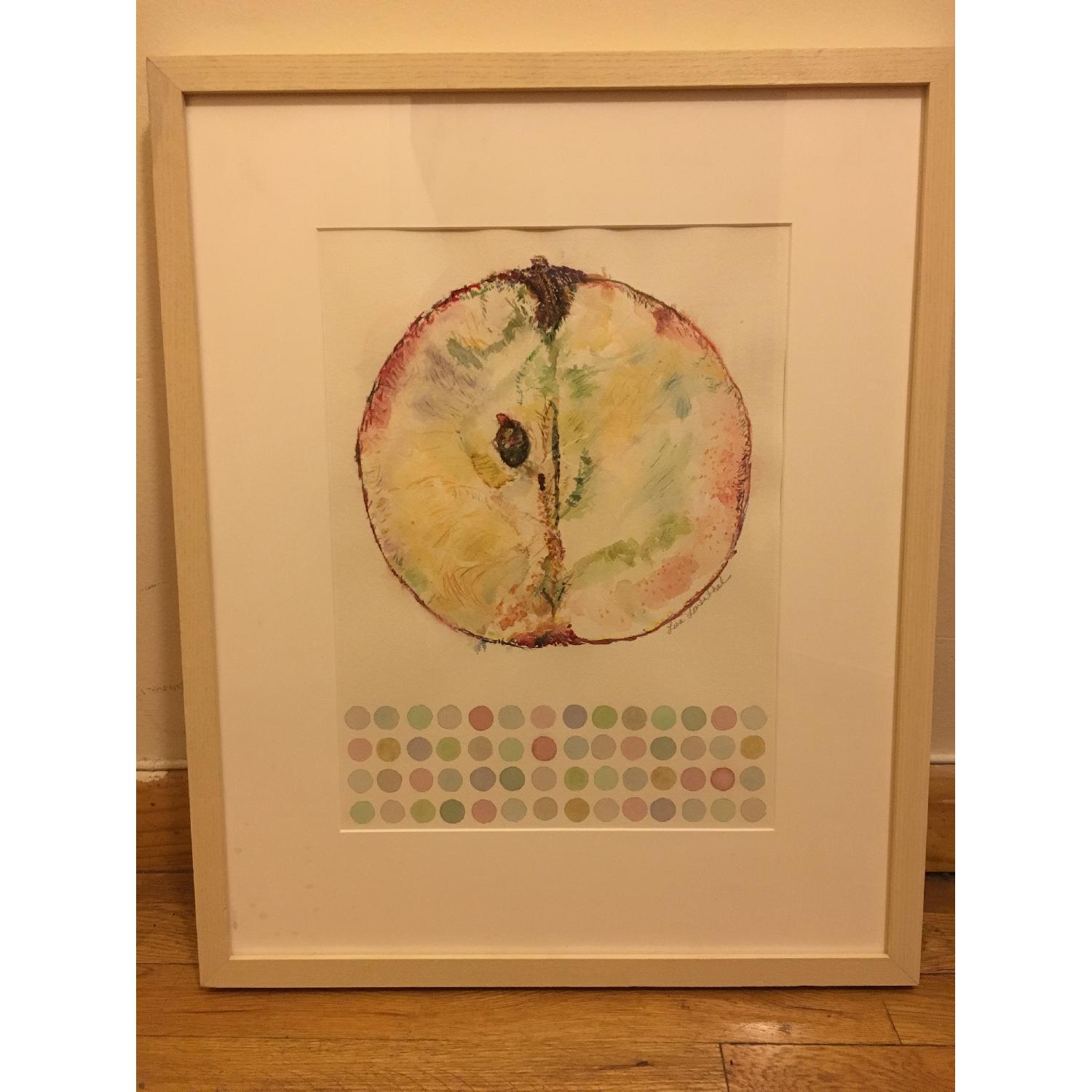Lisa Leventhal -Watercolor Painting Of An Apple Cross Sectio - image-4