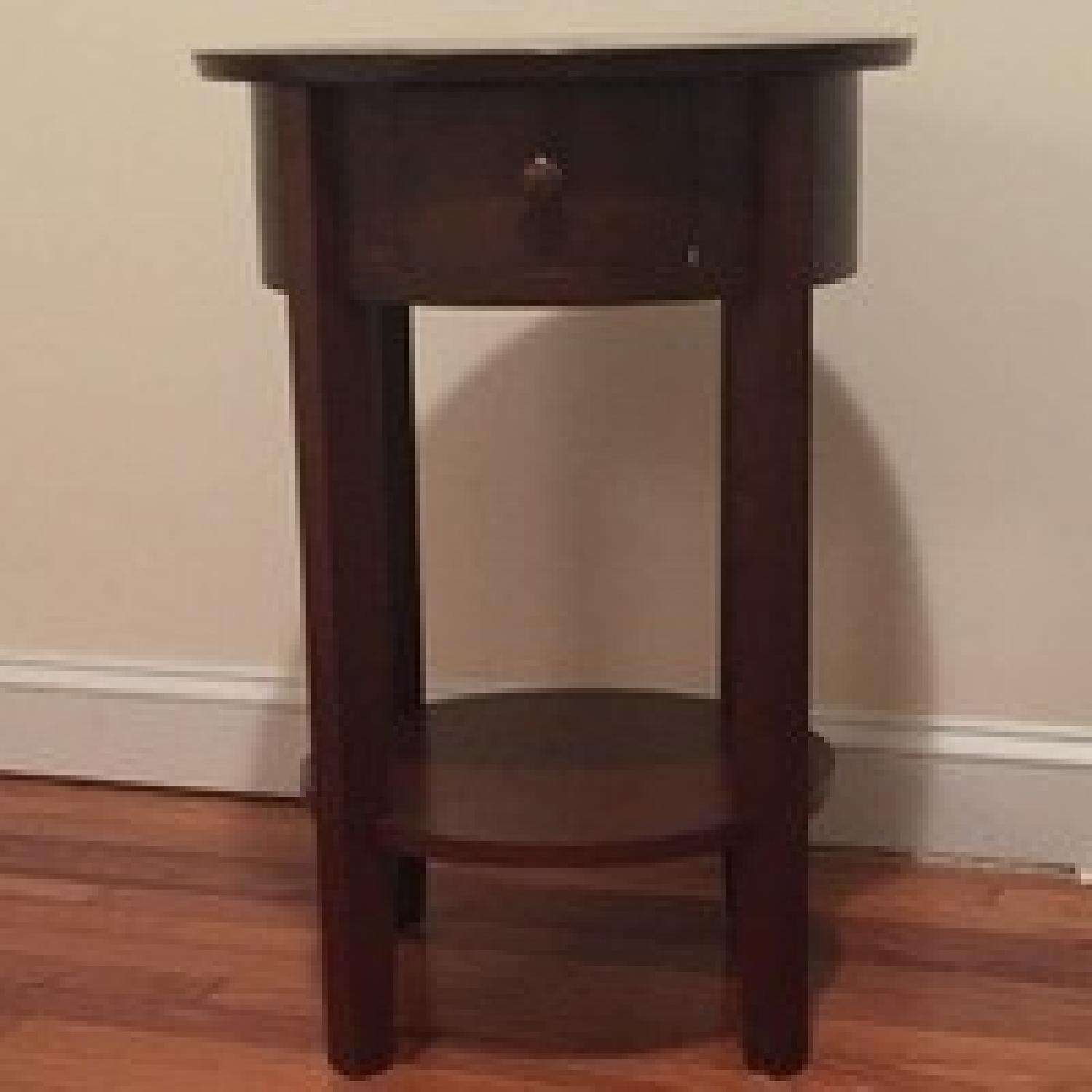 Pottery Barn Julia Round Bedside Table - image-1