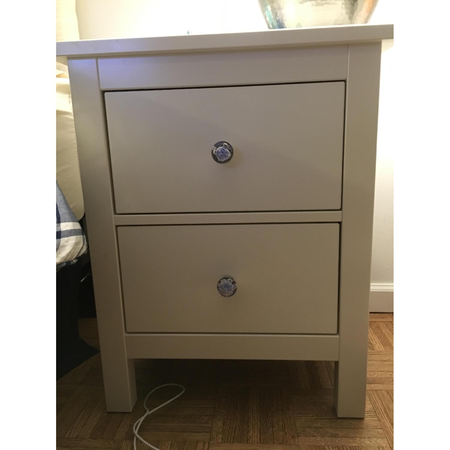 Ikea Hemnes White Nightstand AptDeco