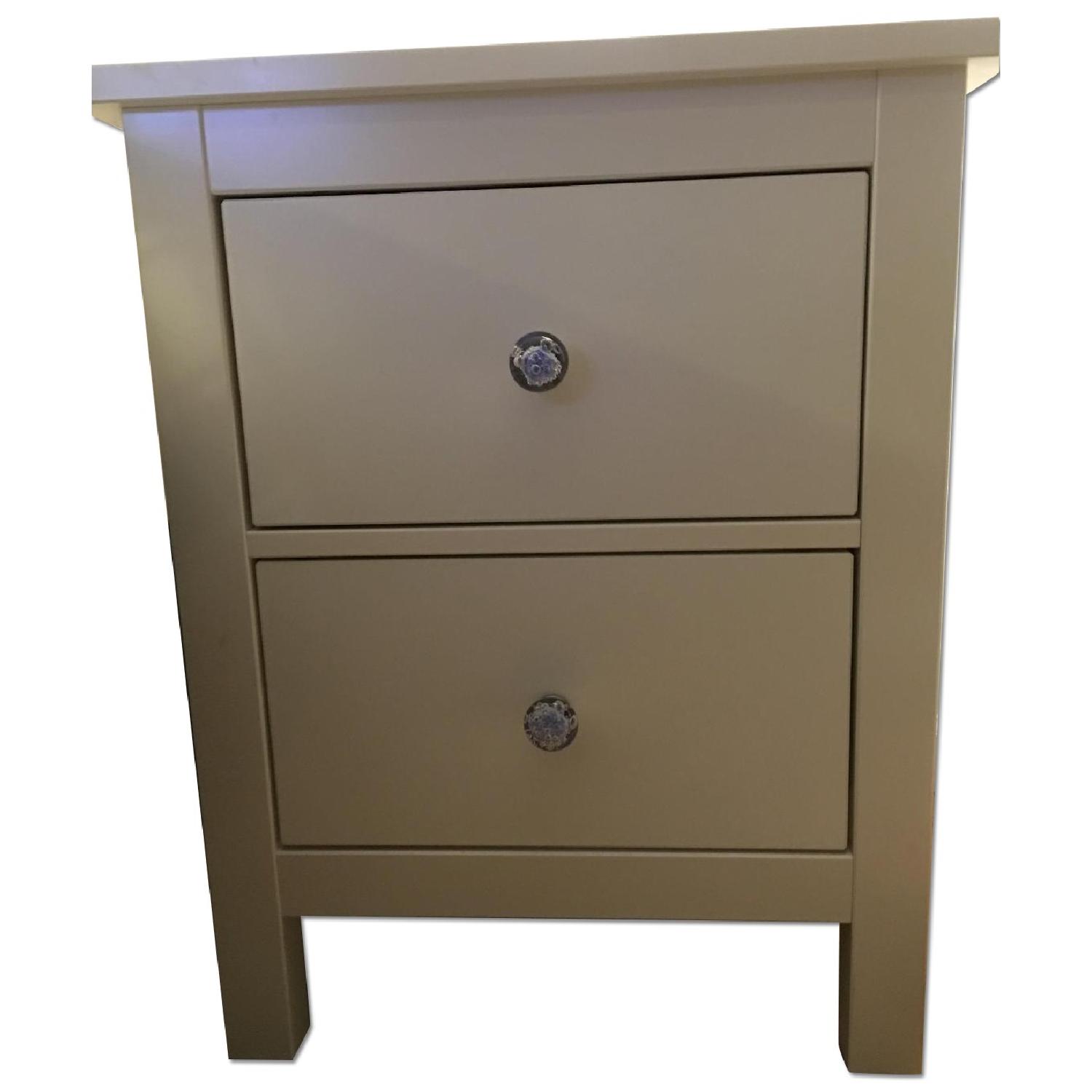 Ikea Hemnes White Nightstand AptDeco