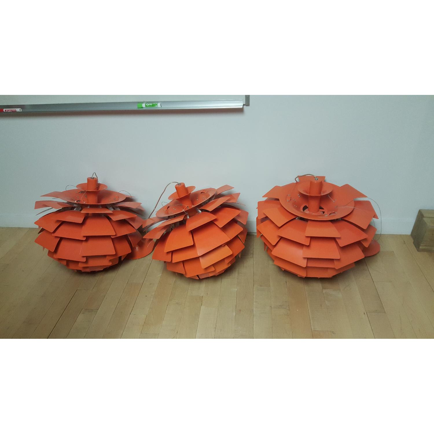 Paul Henningan's Artichoke Lamp Replica - Set of 3 - image-2