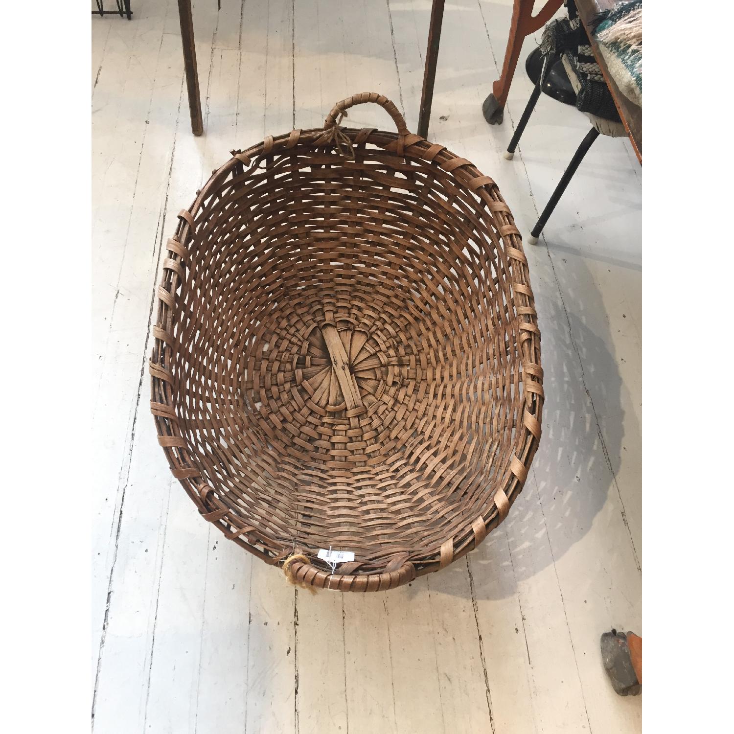 Vintage Large Woven Basket - image-2