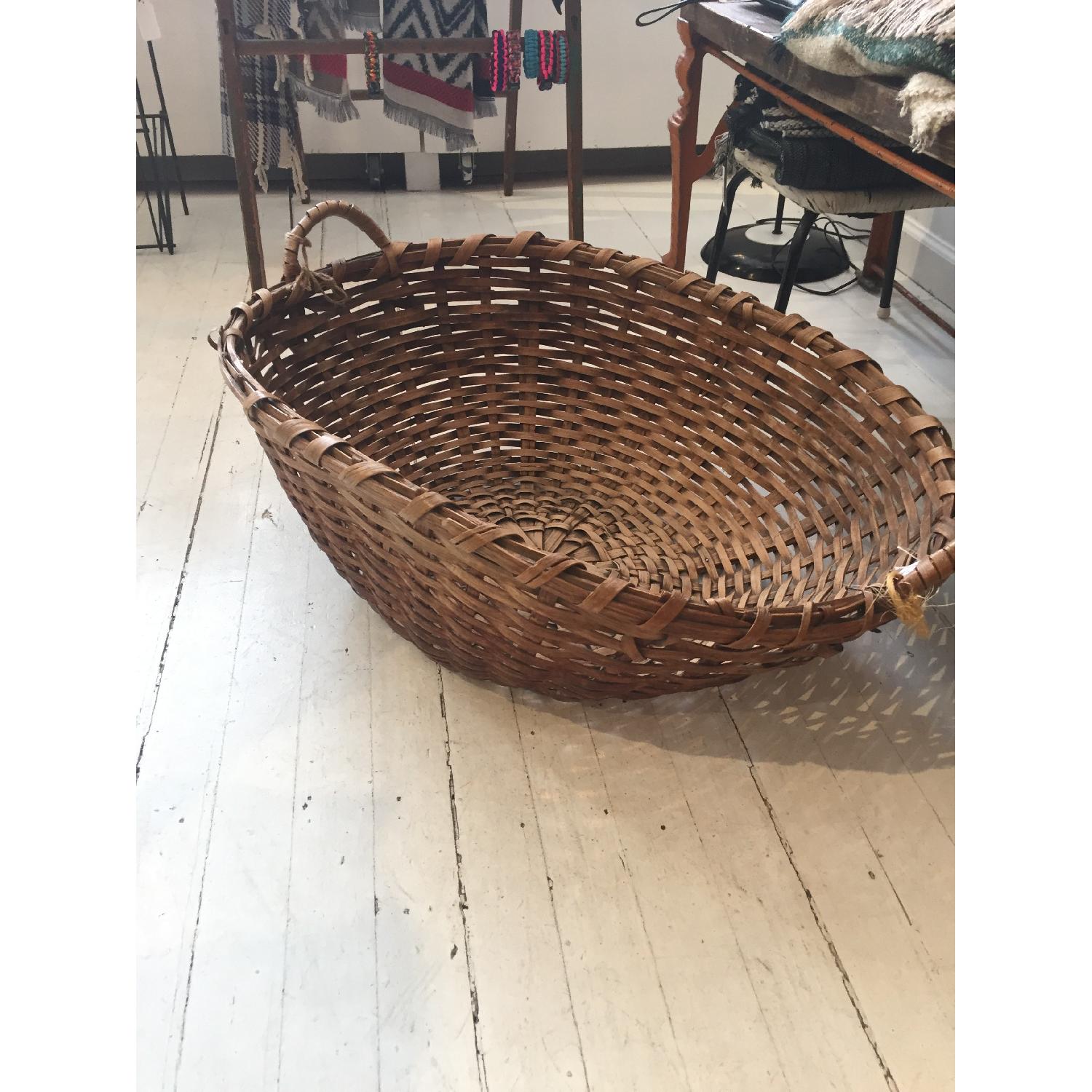 Vintage Large Woven Basket - image-3