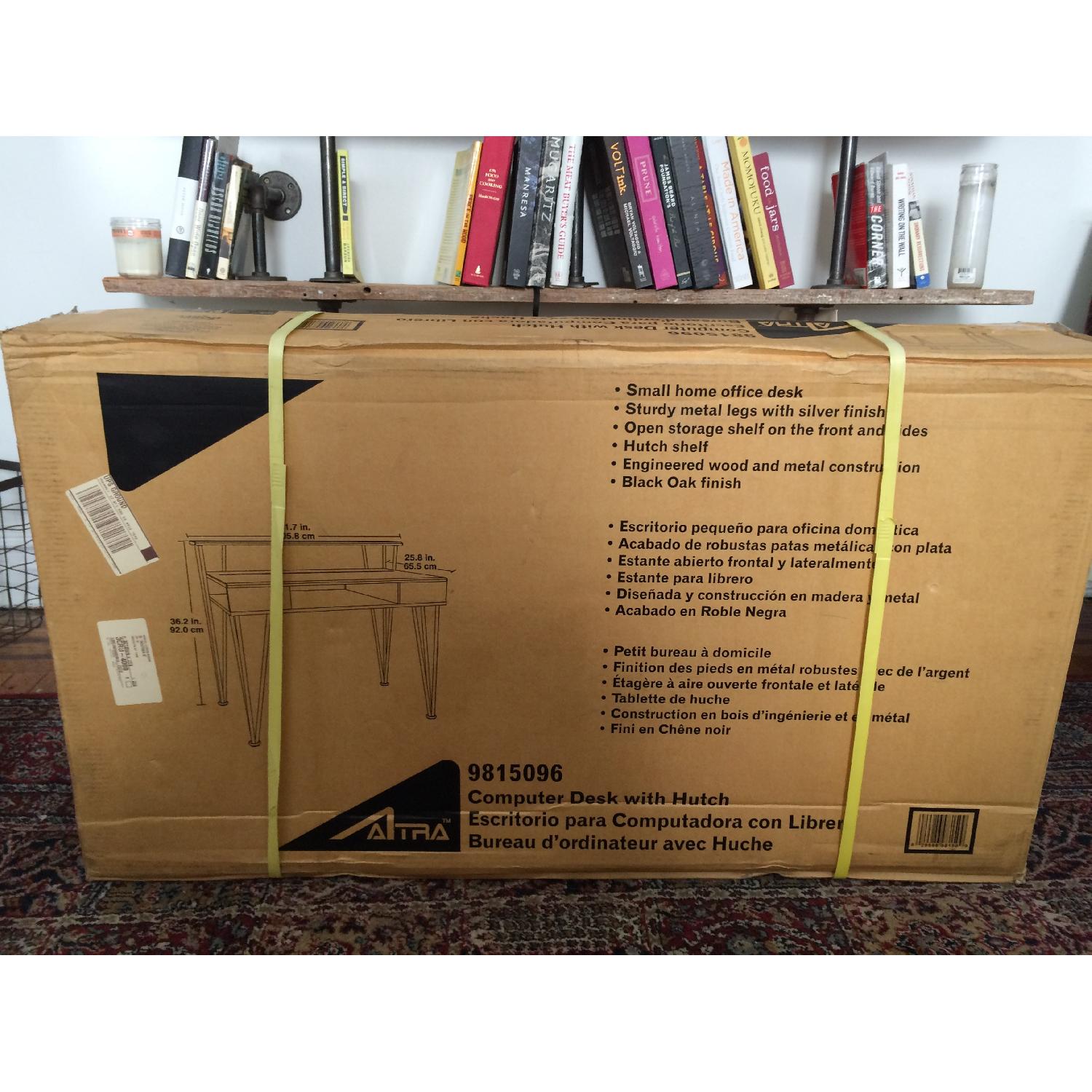 Altra Rade Computer Desk w/ Hutch - image-4