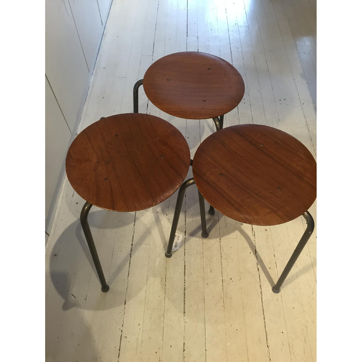 Vintage Danish Stacking Stools - Set of 3 - image-7