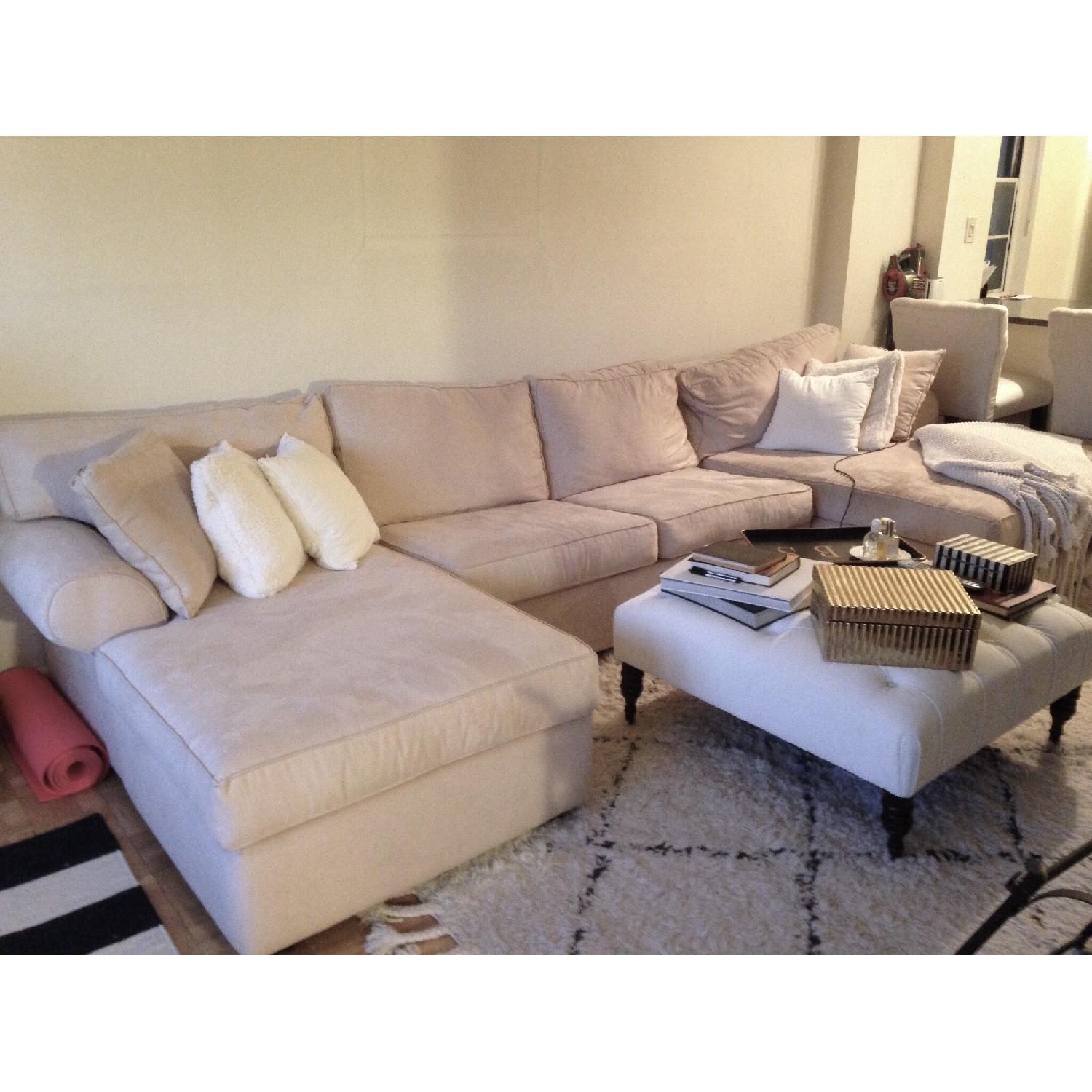 Jennifer Convertibles Sectional Couch W Double Chaise Pull Out