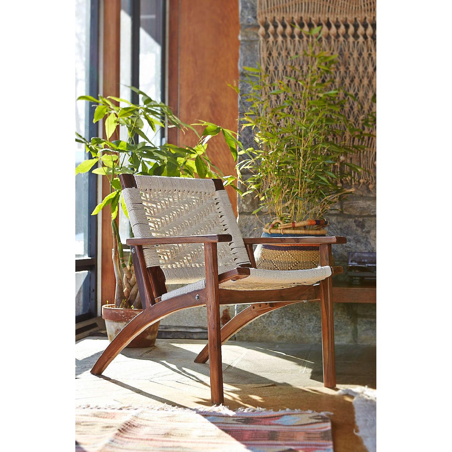 Urban Outfitters Woven Lounge Chair - 2 Available - image-1