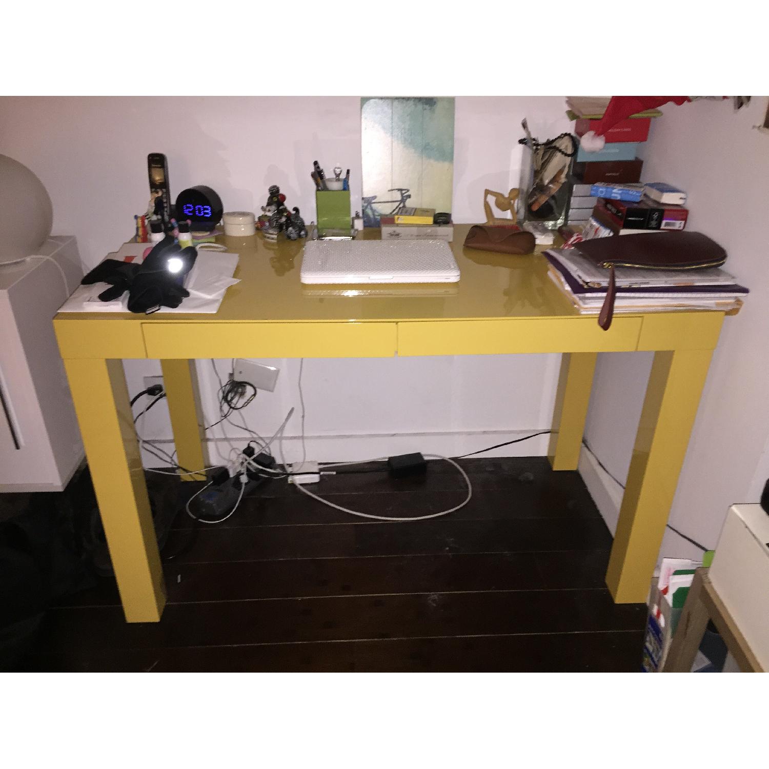 West Elm Parsons Desk with Drawers - image-1
