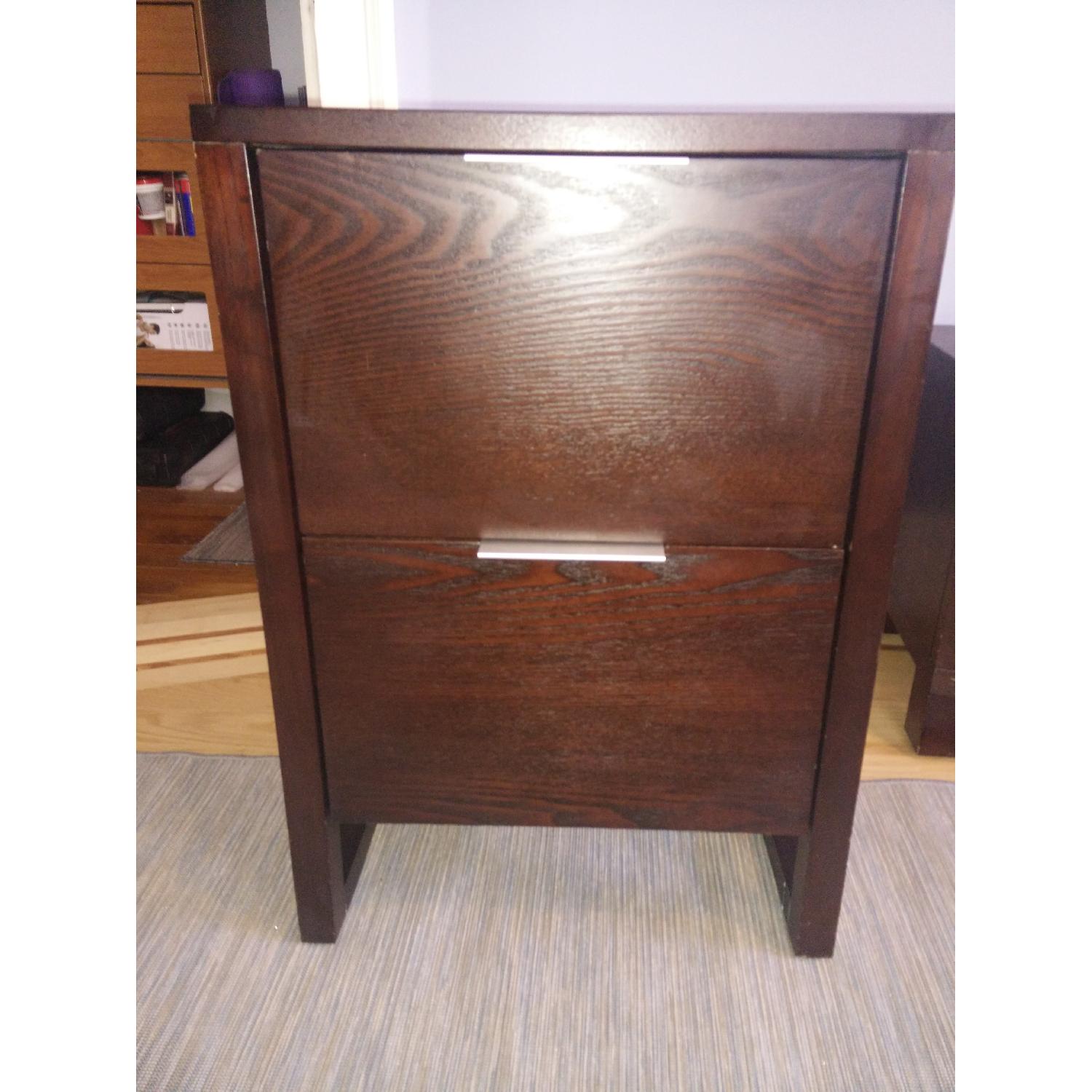 Crate & Barrel Filing Cabinet - image-1