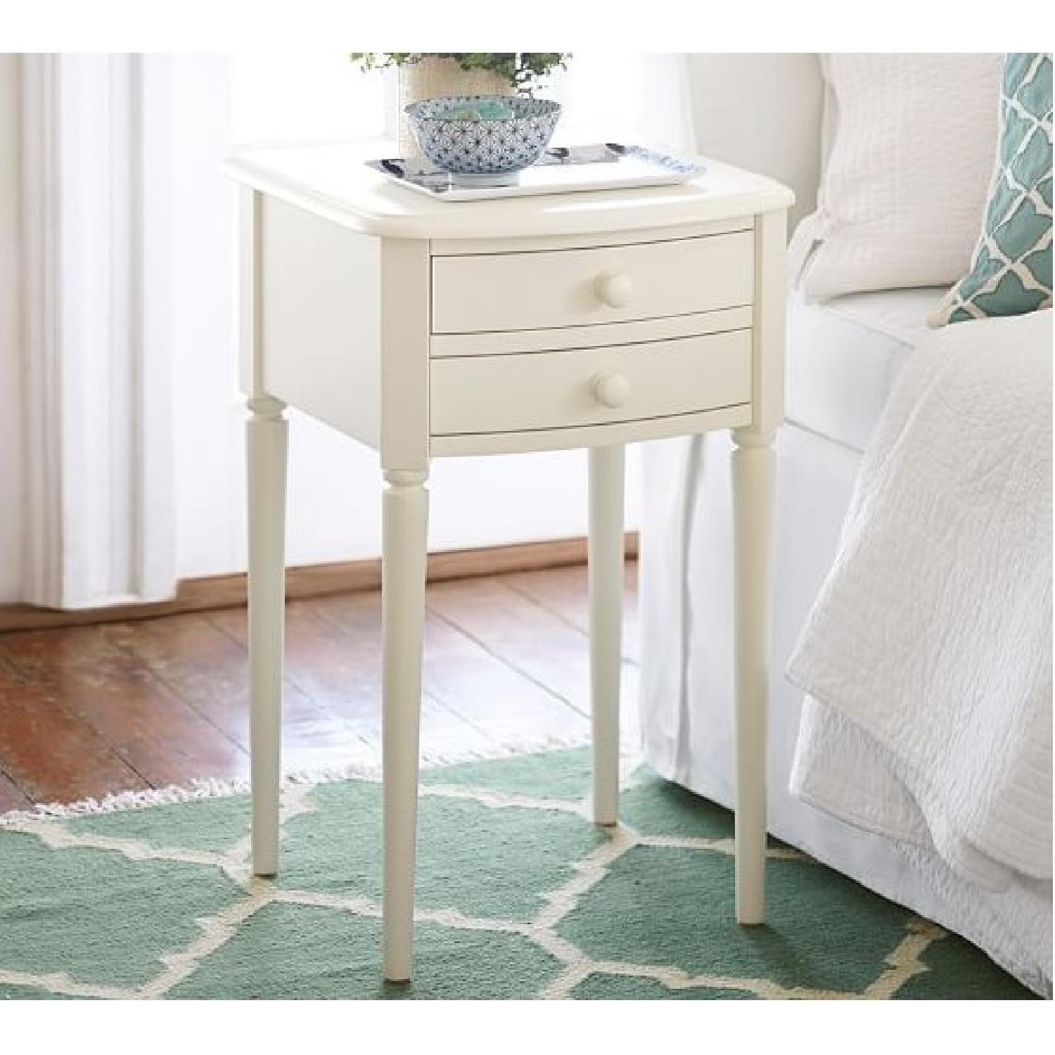 Pottery Barn Charlotte Bedside Table - Pair - image-1