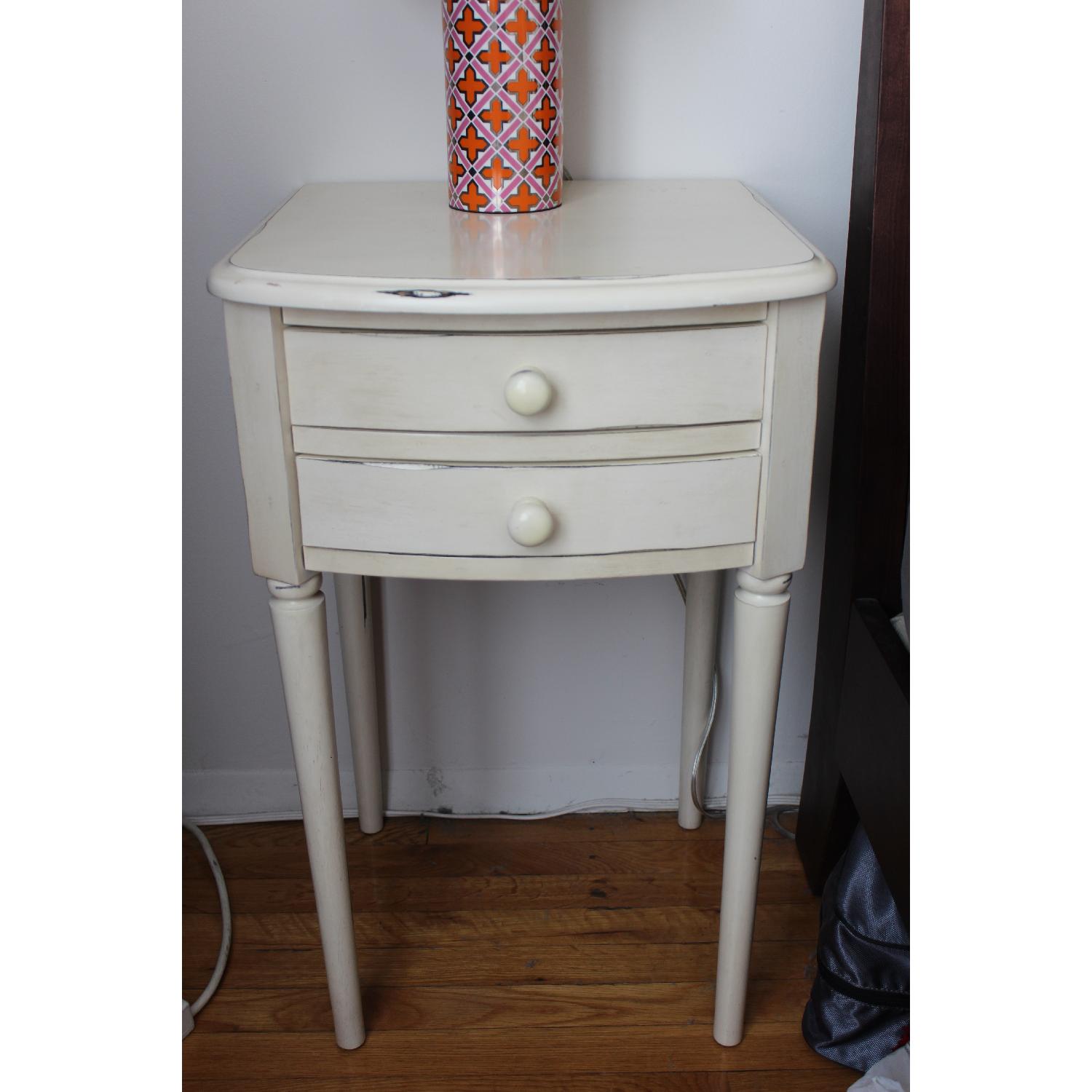 Pottery Barn Charlotte Bedside Table - Pair - image-3