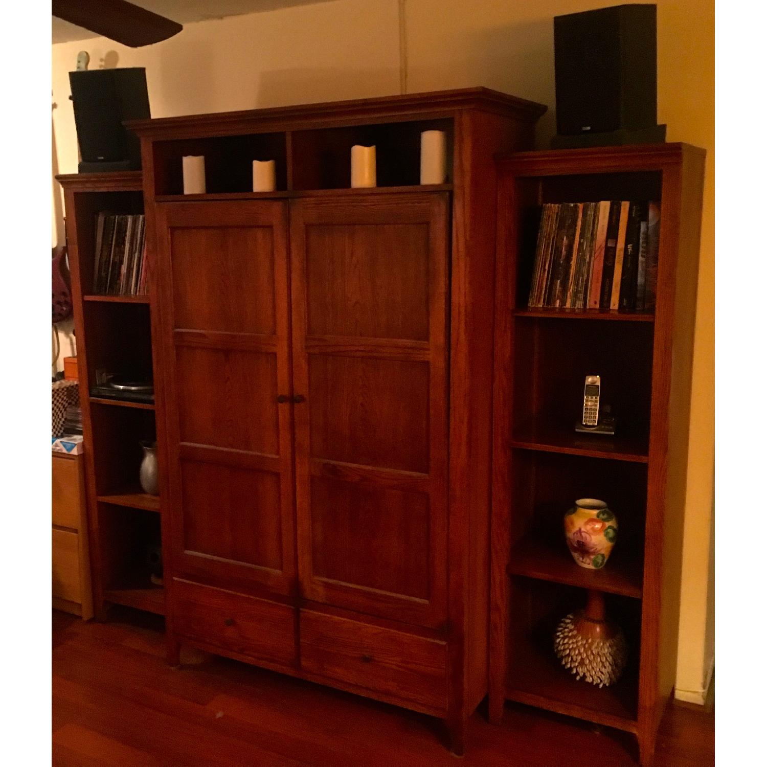 Thomasville Shaker Style Wall Unit/Entertainment Center - image-1