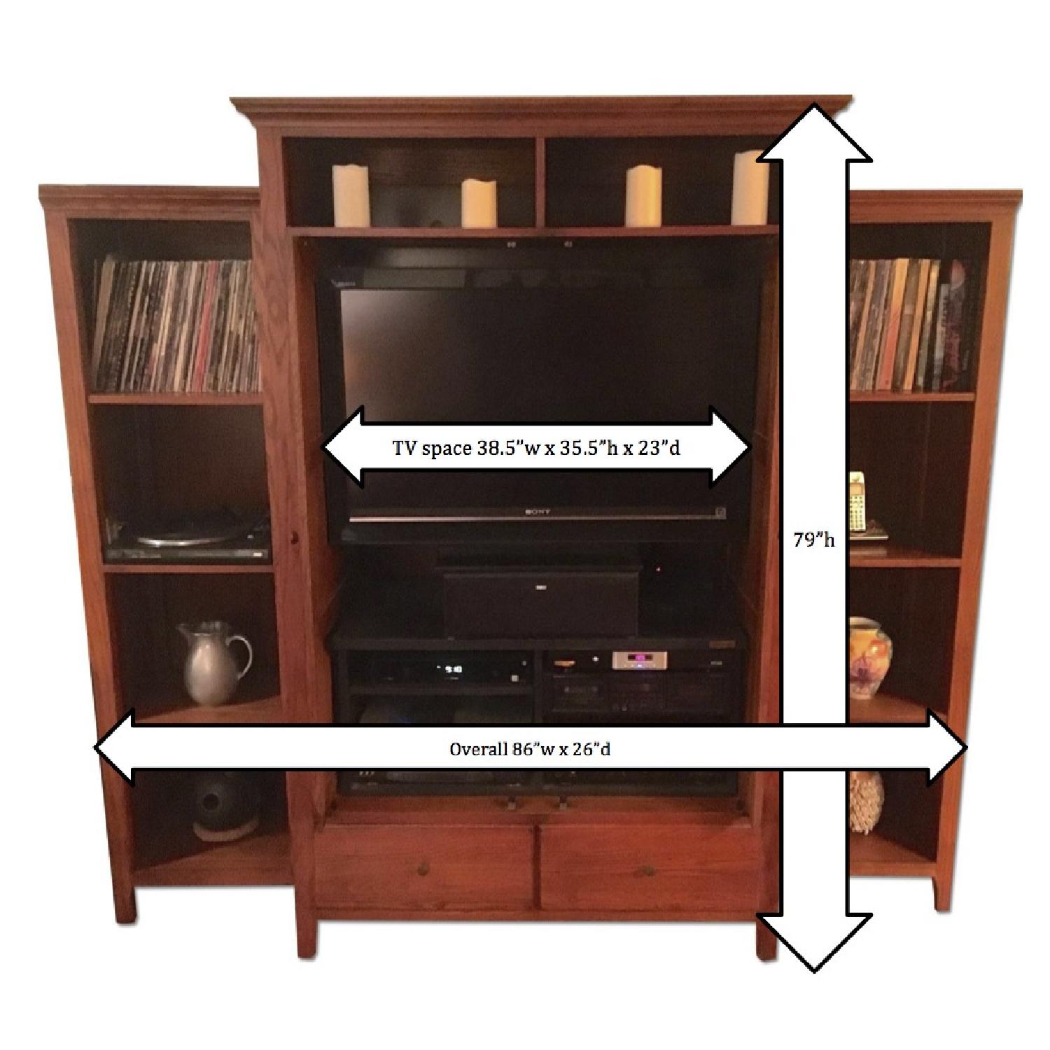Thomasville Shaker Style Wall Unit/Entertainment Center - image-3