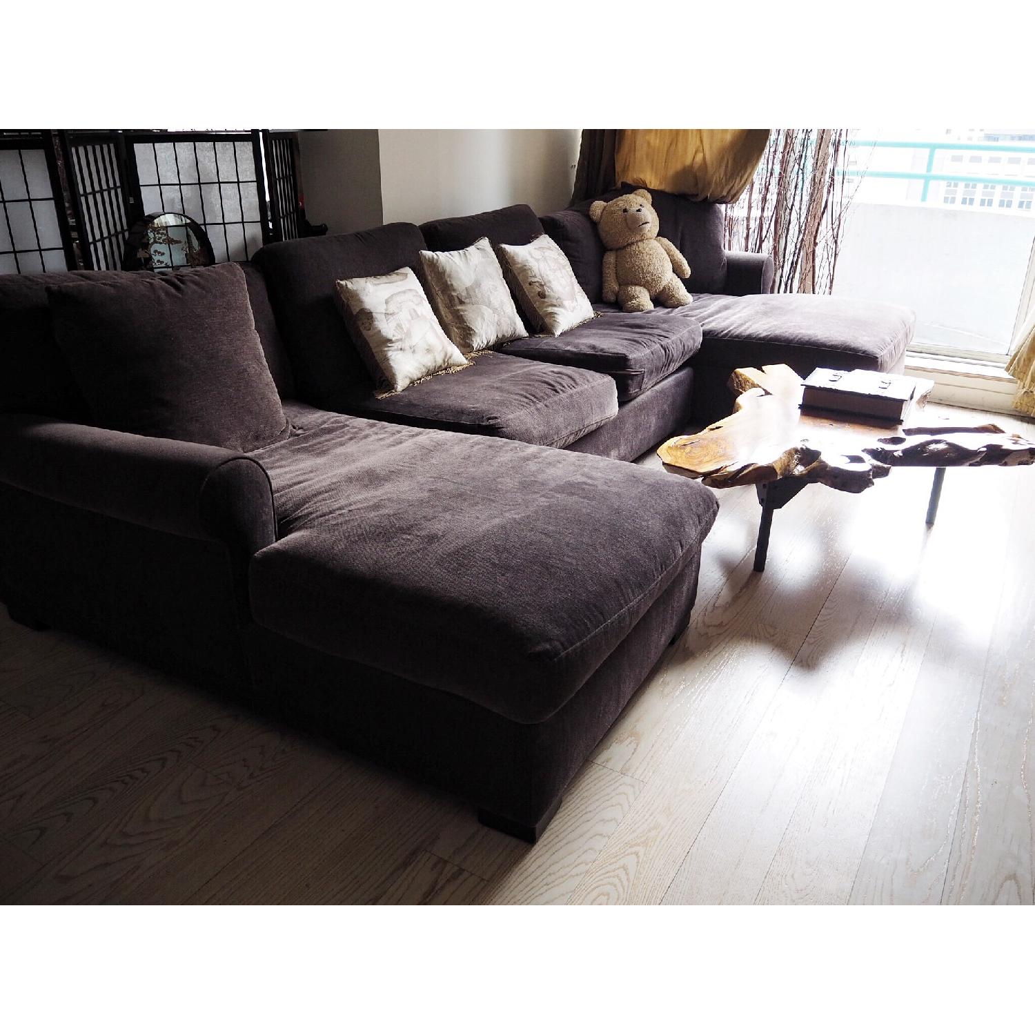 Haverty's Sectional Sofa w/ Dual Chaise - image-1