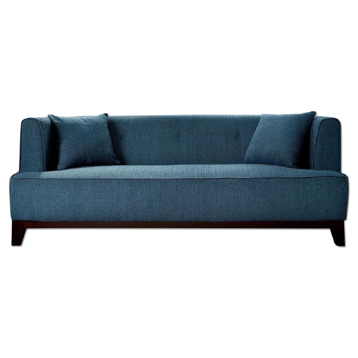 Furniture of America Sofia Teal Sofa - image-0