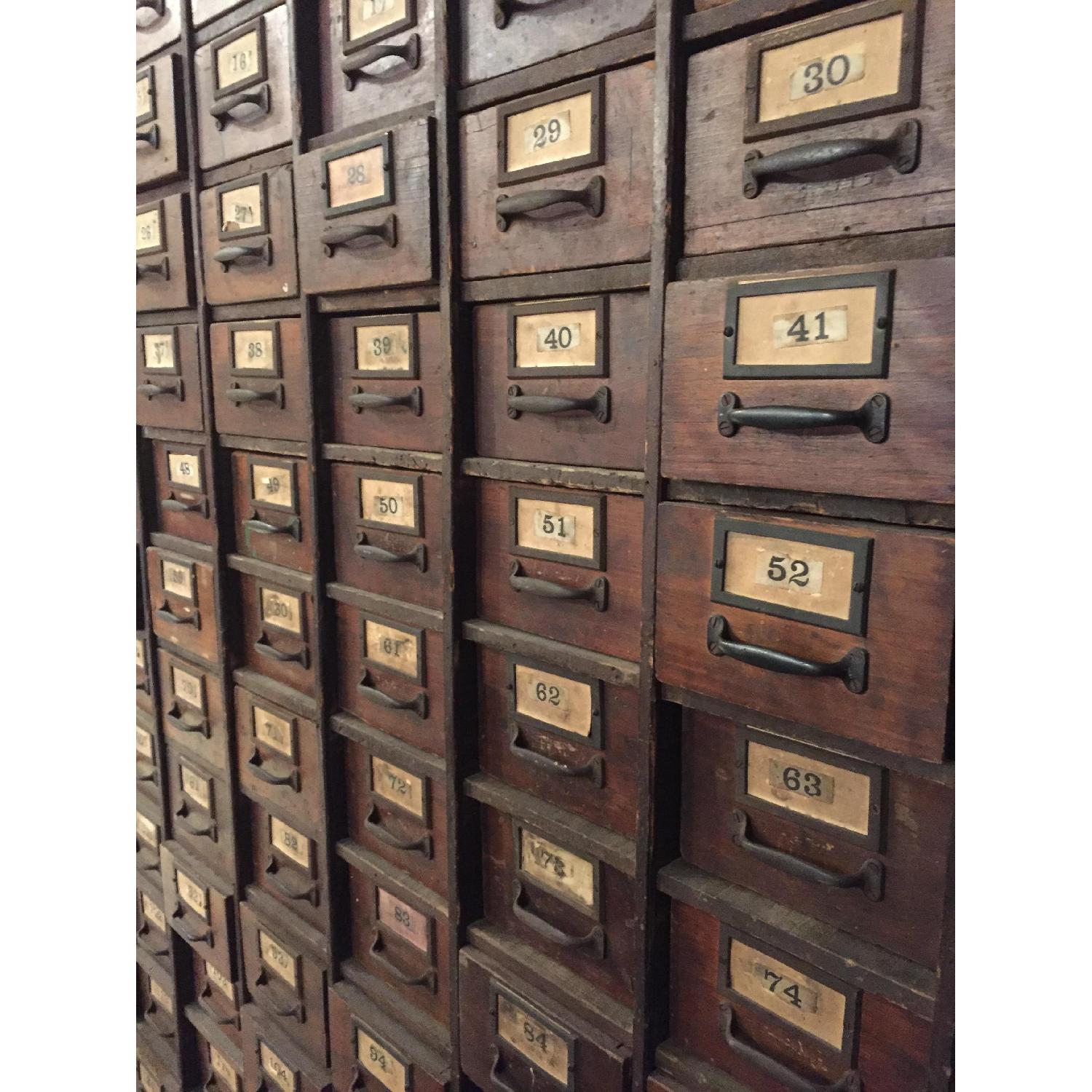 Vintage Library Card Catalog AptDeco