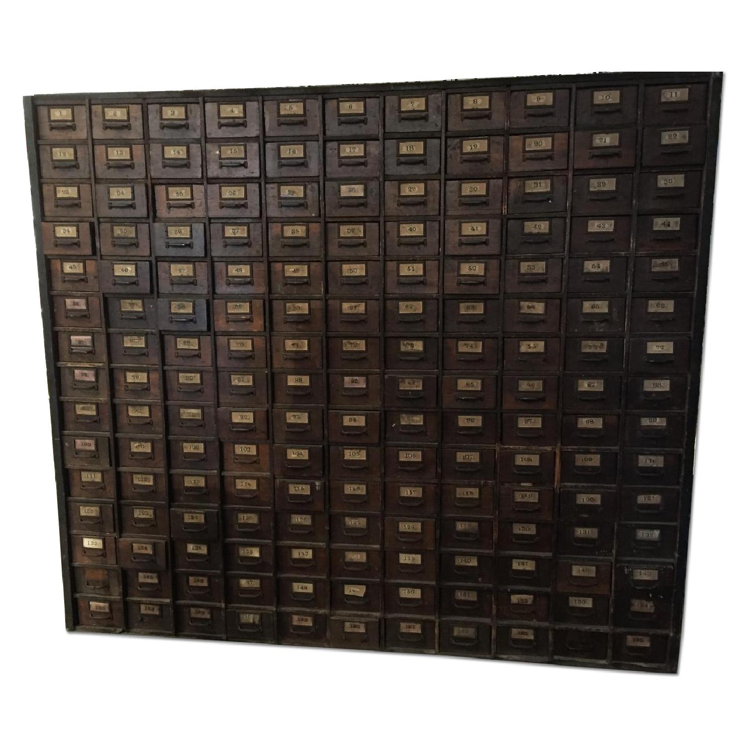 Vintage Library Card Catalog - image-0
