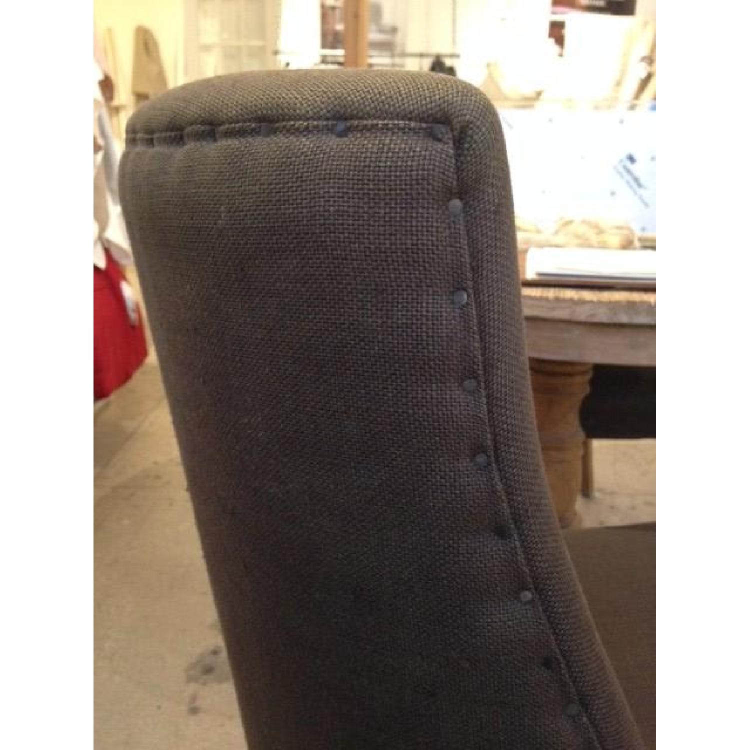 Restoration Hardware 1940s French Barrelback Fabric Side Chairs - Set of 6 - image-3