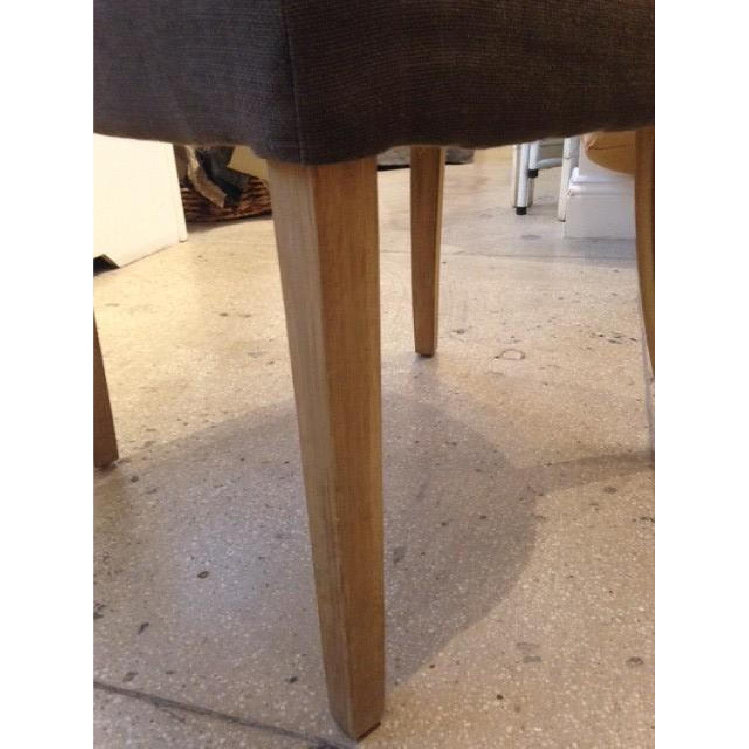 Restoration Hardware 1940s French Barrelback Fabric Side Chairs - Set of 6 - image-6