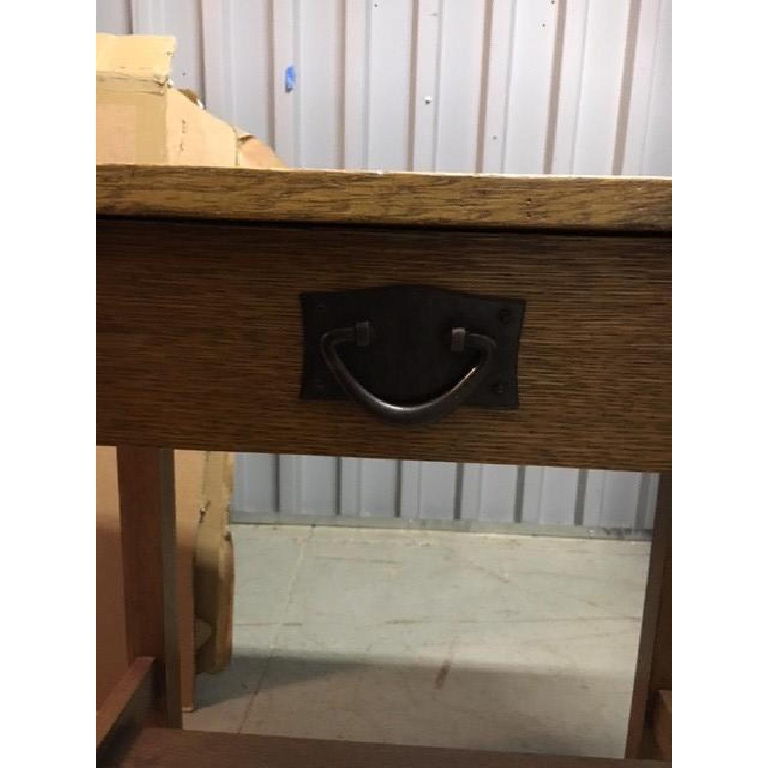 Antique Wood Desk - image-2