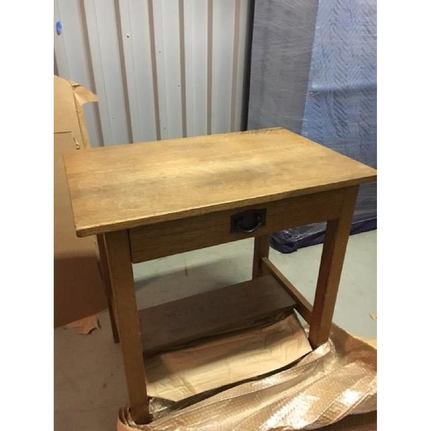 Antique Wood Desk - image-3