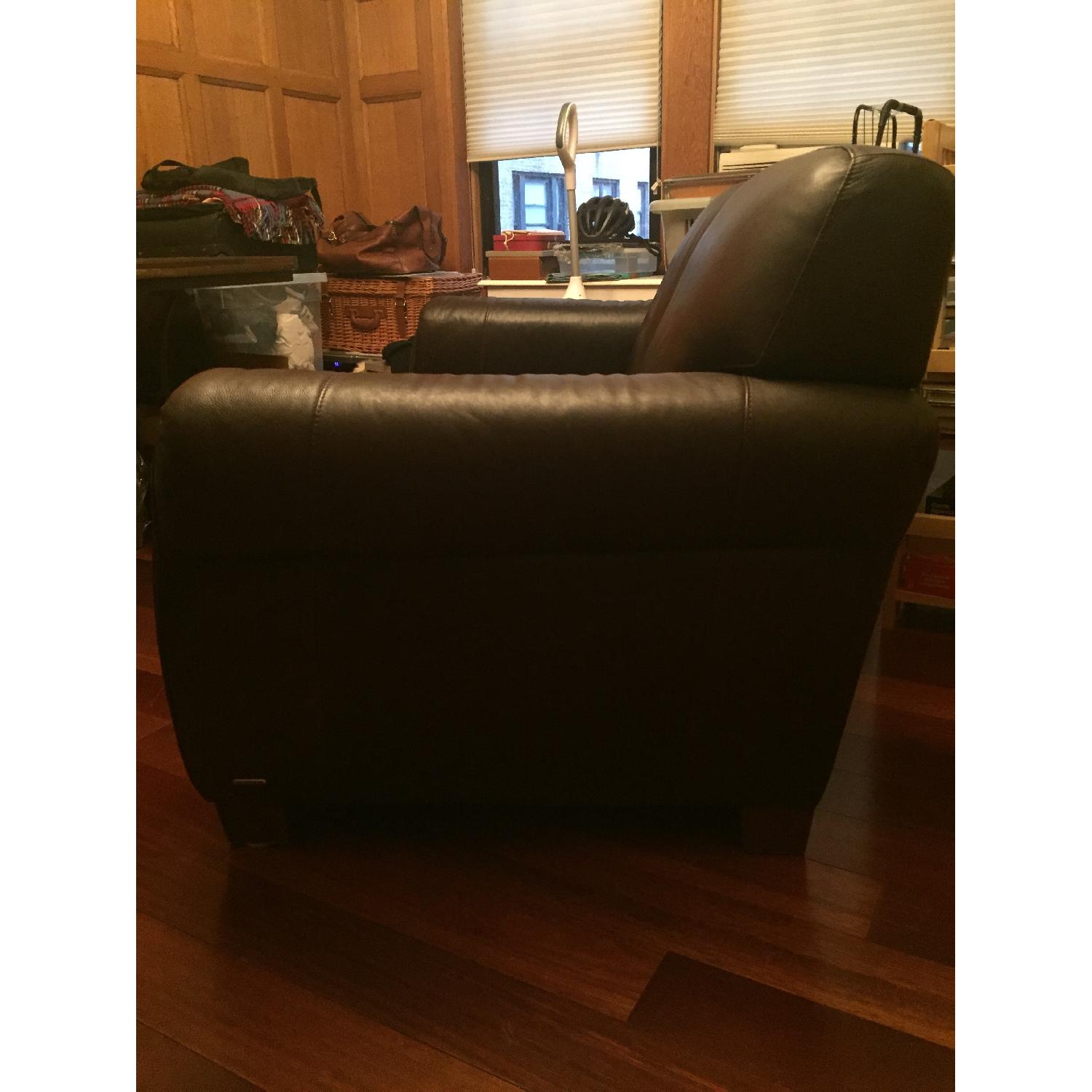 Natuzzi Leather Loveseat - image-3