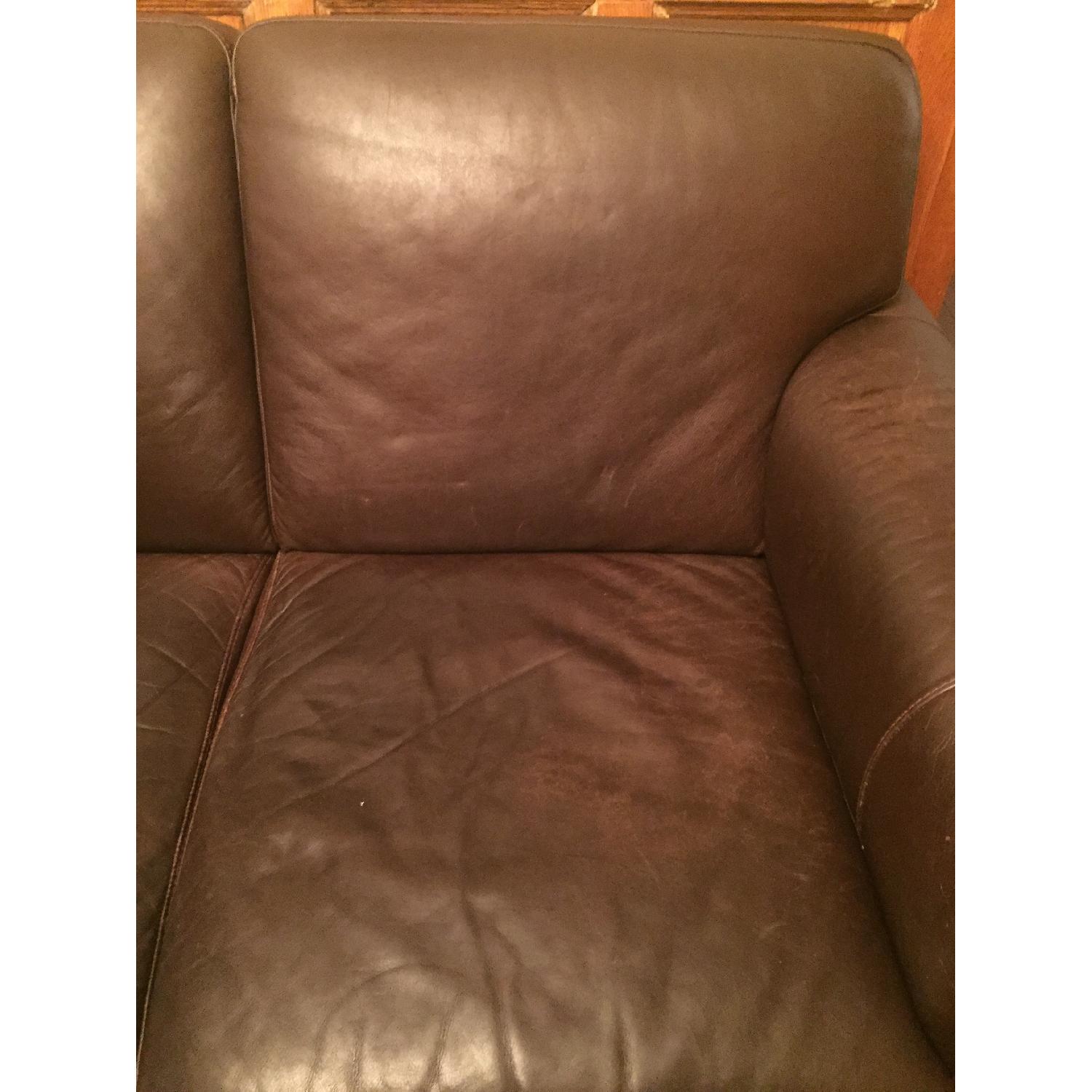 Natuzzi Leather Loveseat - image-5